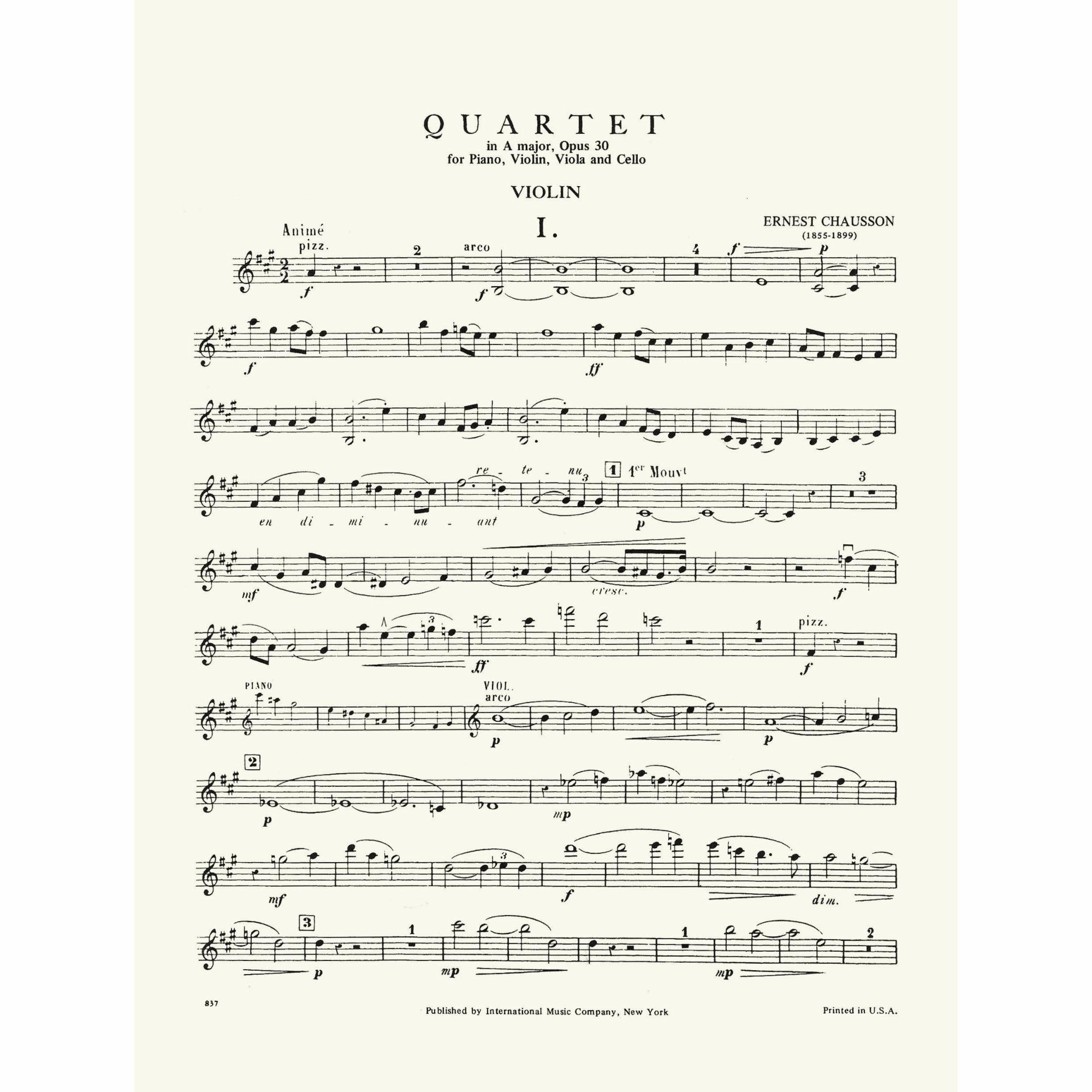 Sample: Violin (Pg. 1)