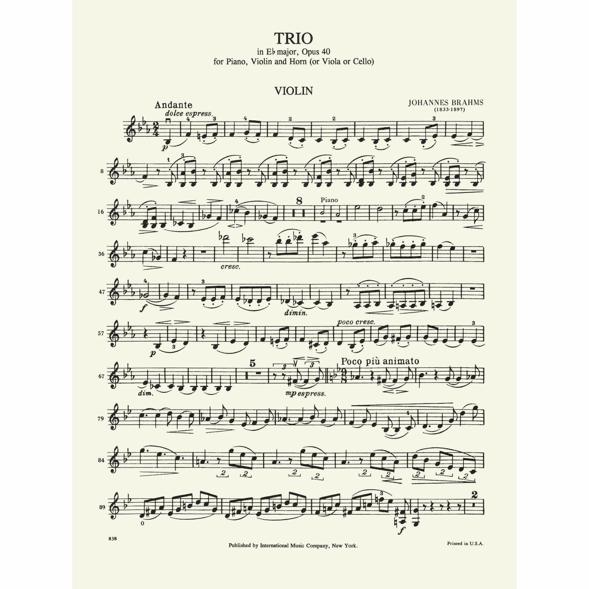 Sample: Violin (Pg. 1)