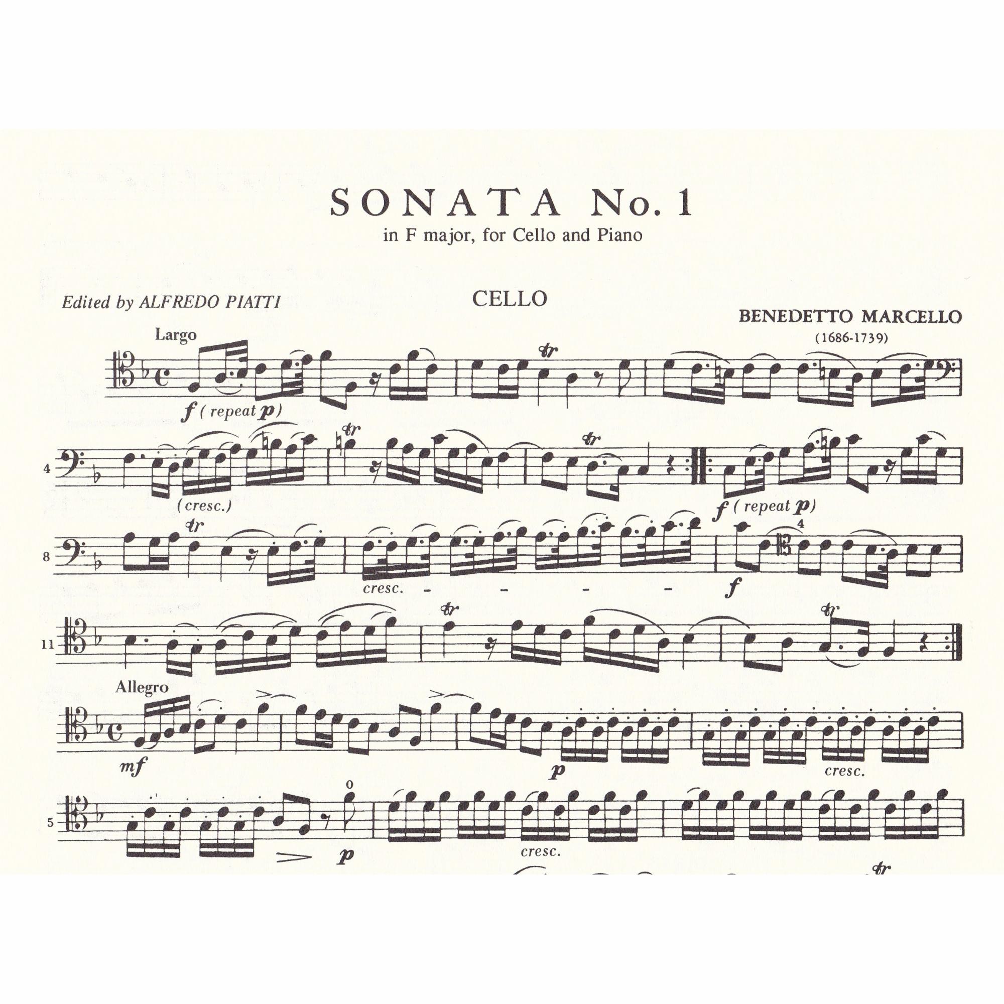 Two Sonatas Cello Sonatas