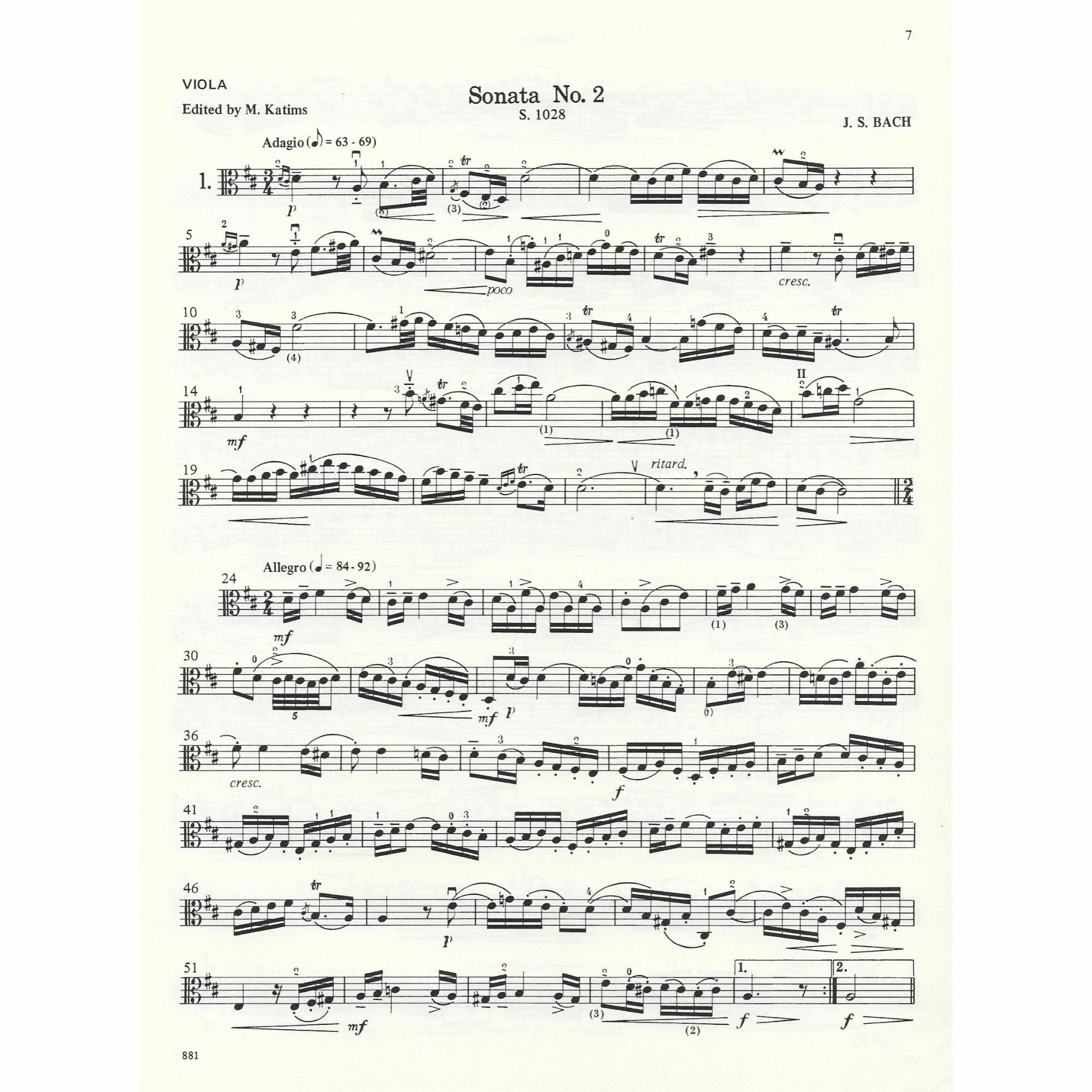 Sample: Viola Part