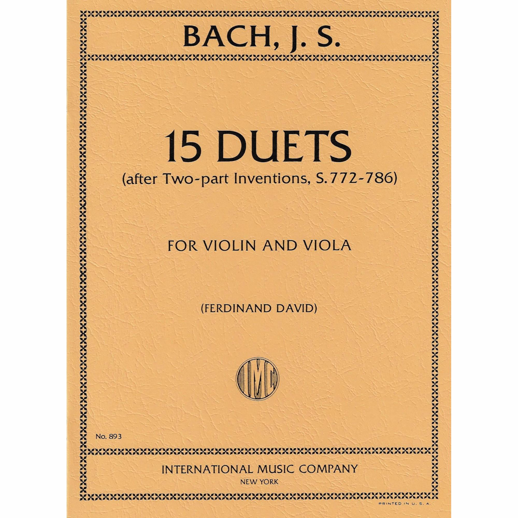 Fifteen Duets for Violin and Viola