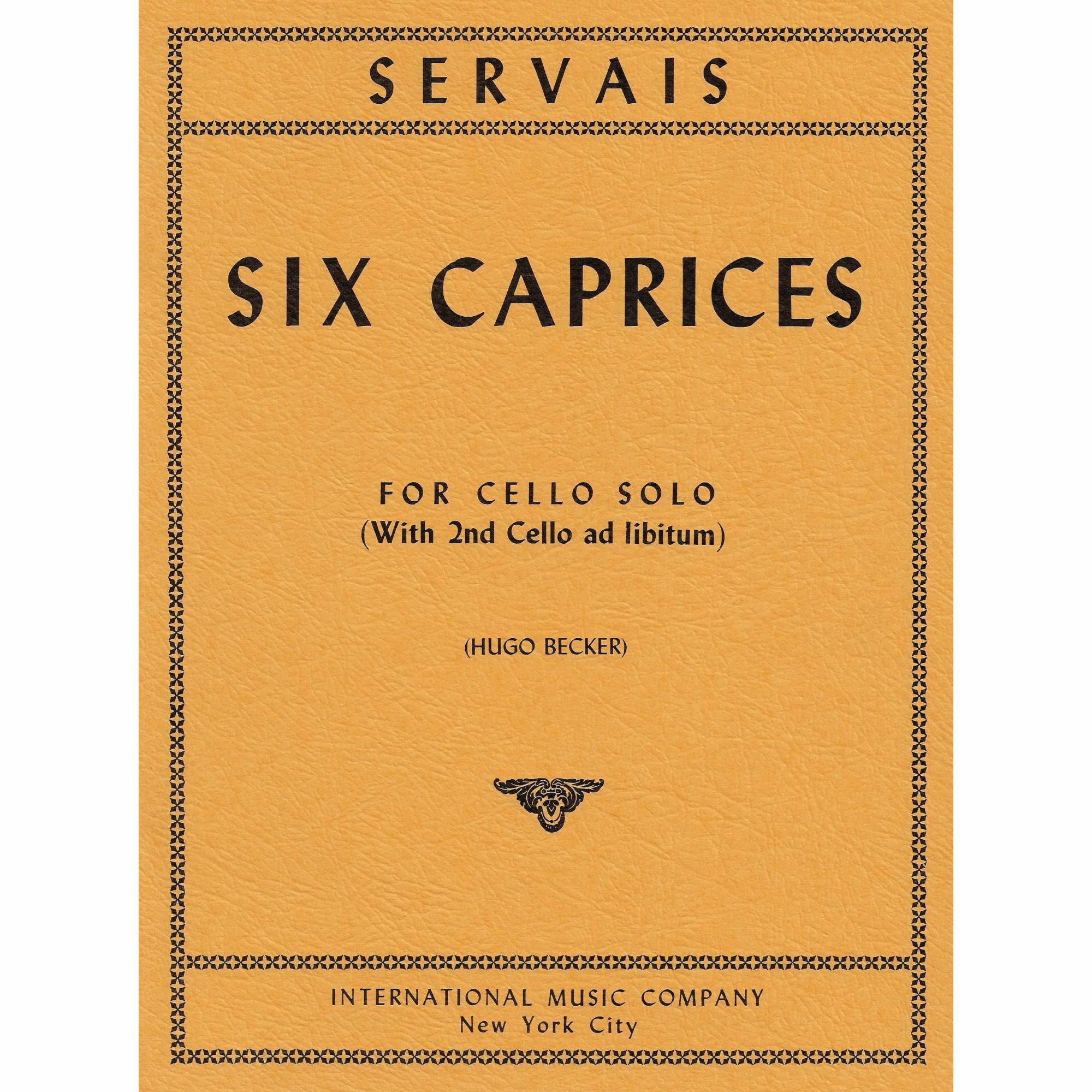 Servais -- Six Caprices, Op. 11 for Two Cellos