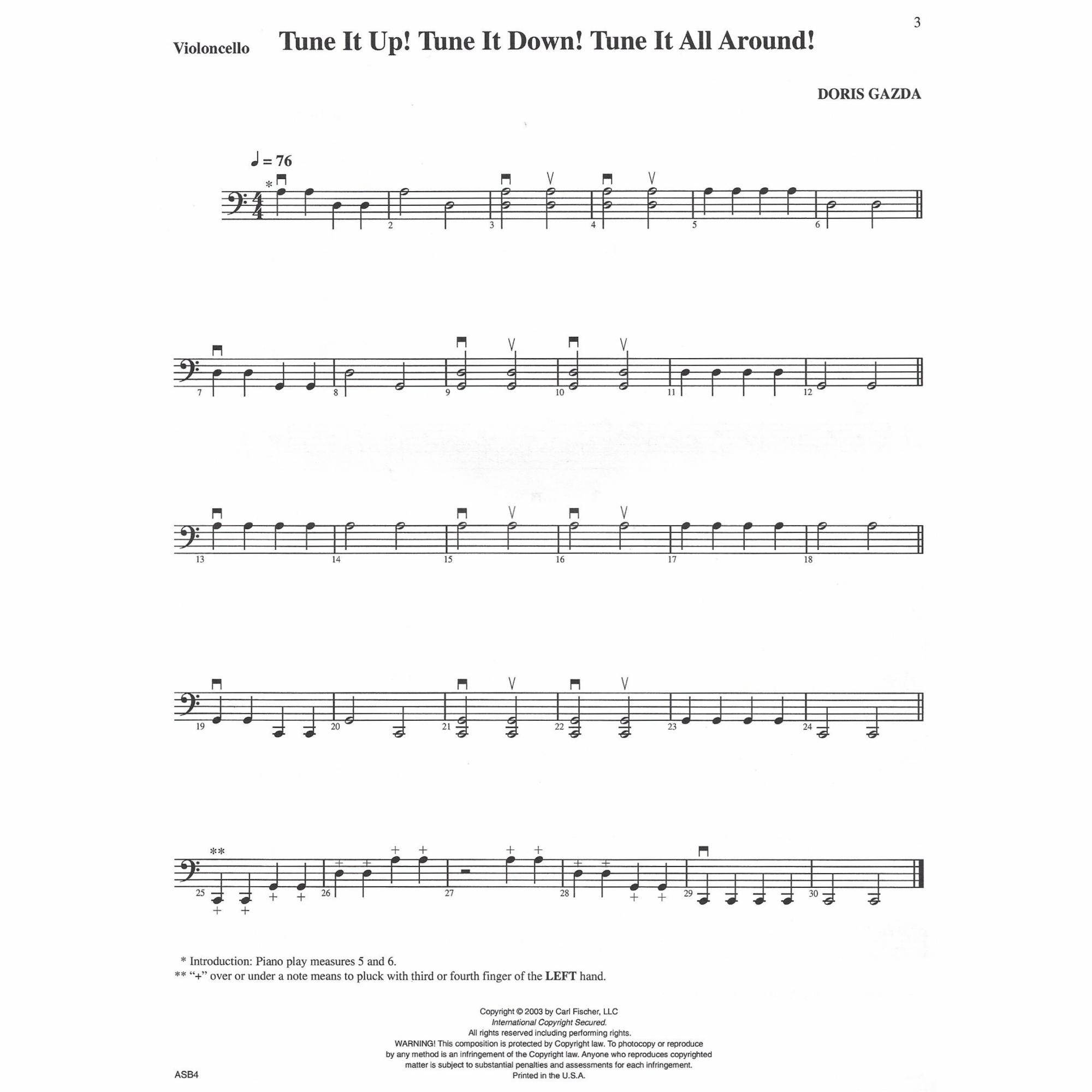 Sample: Cello (Pg. 3)