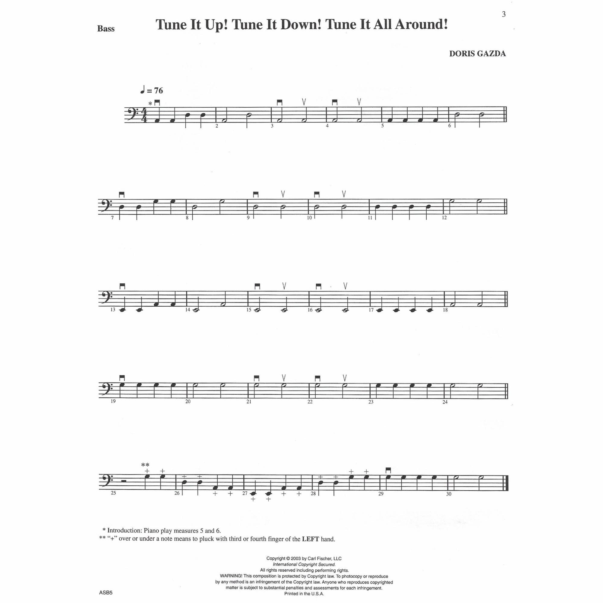 Sample: Bass (Pg. 3)