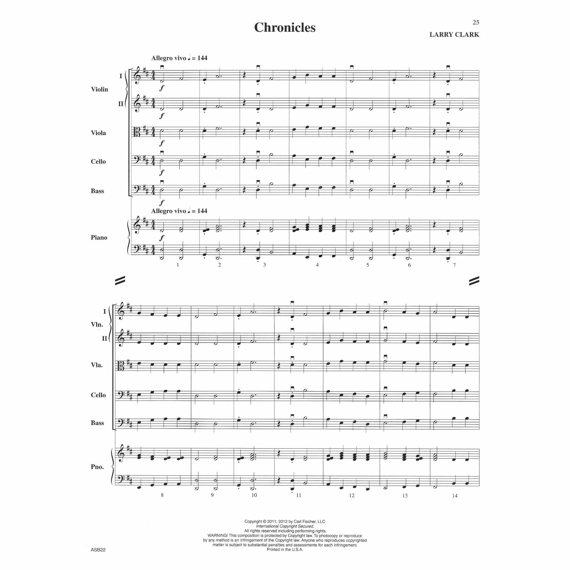 Sample: Full Score (Pg. 25)