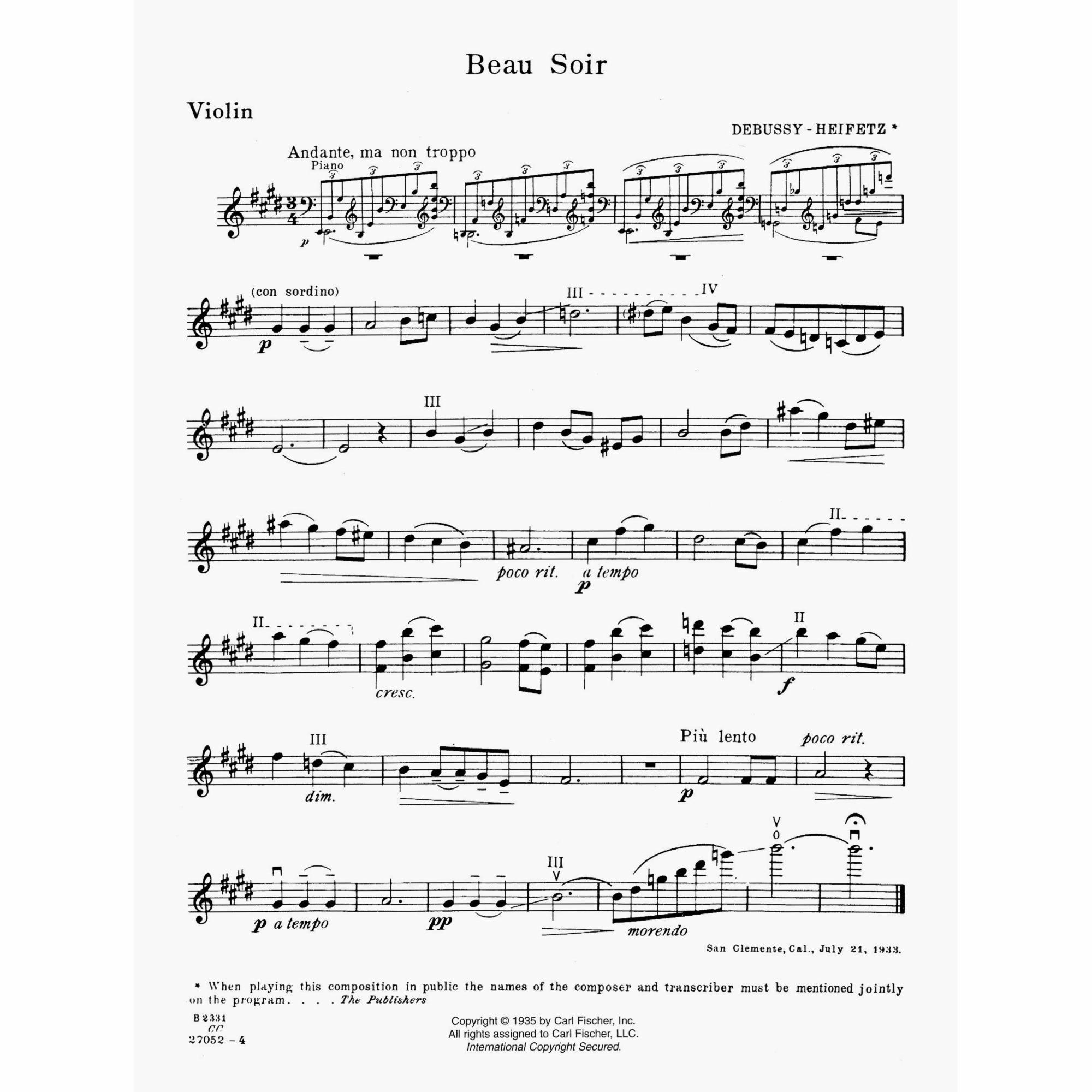 Sample: Violin (Pg. 1)