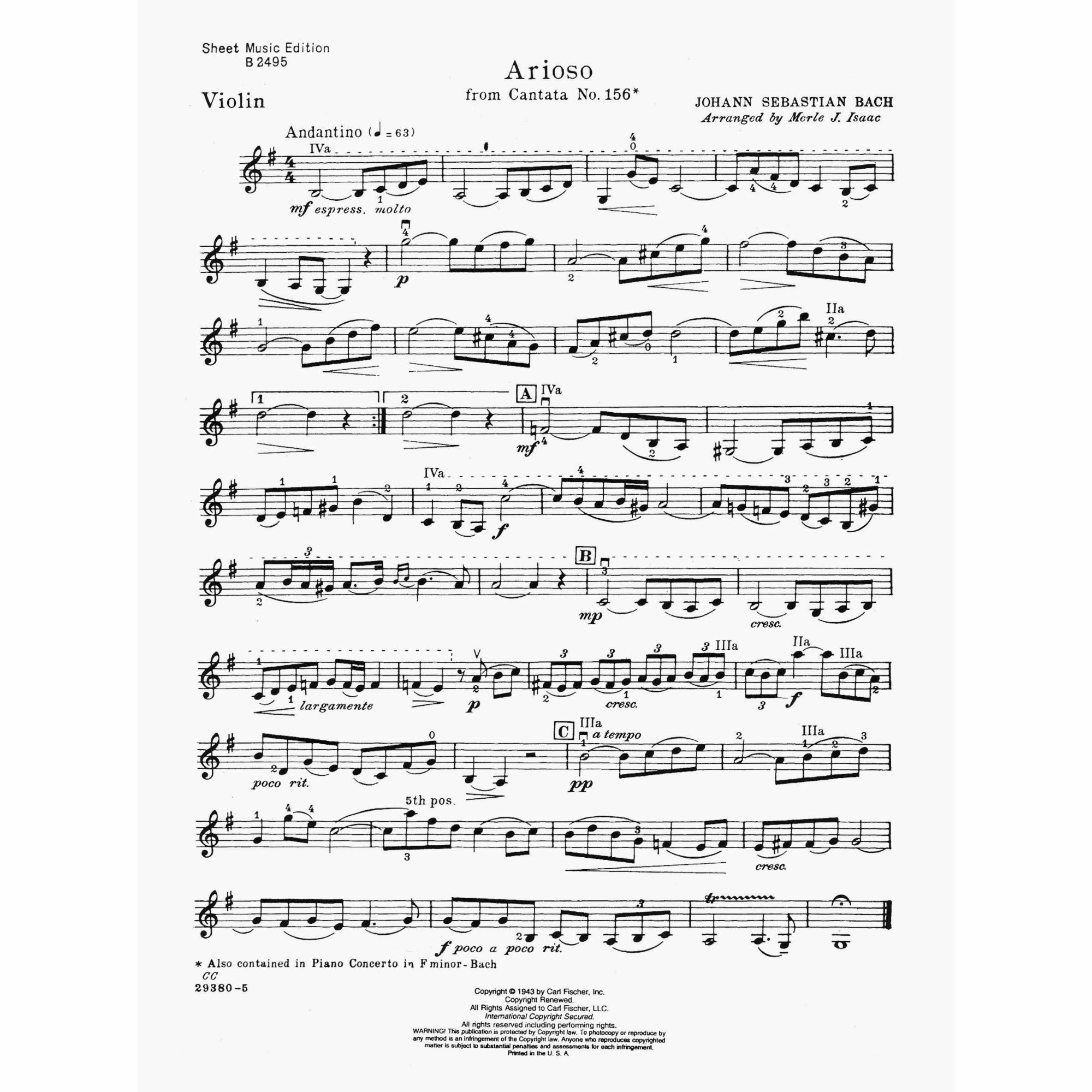 Sample: Violin (Pg. 1)