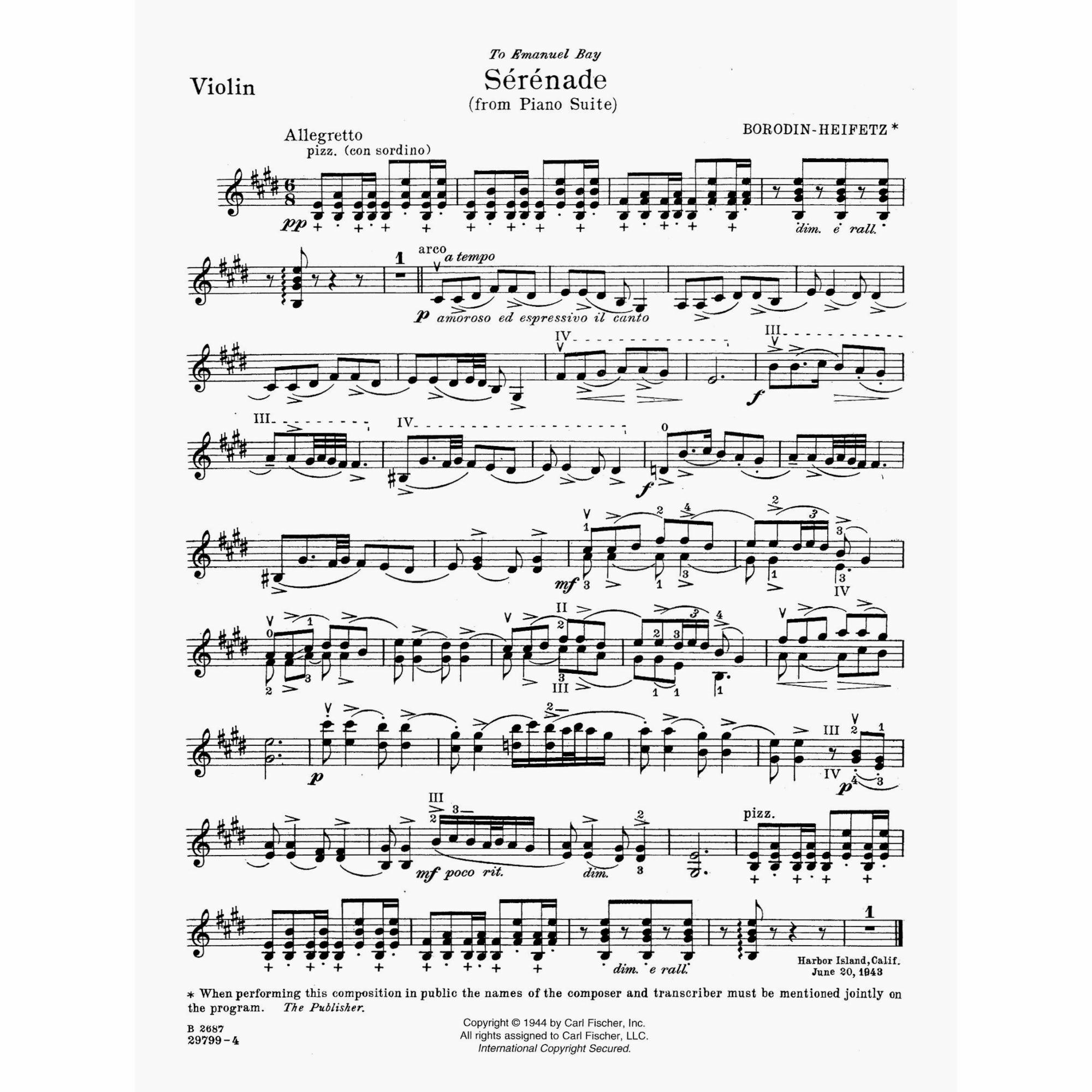 Sample: Violin (Pg. 1)