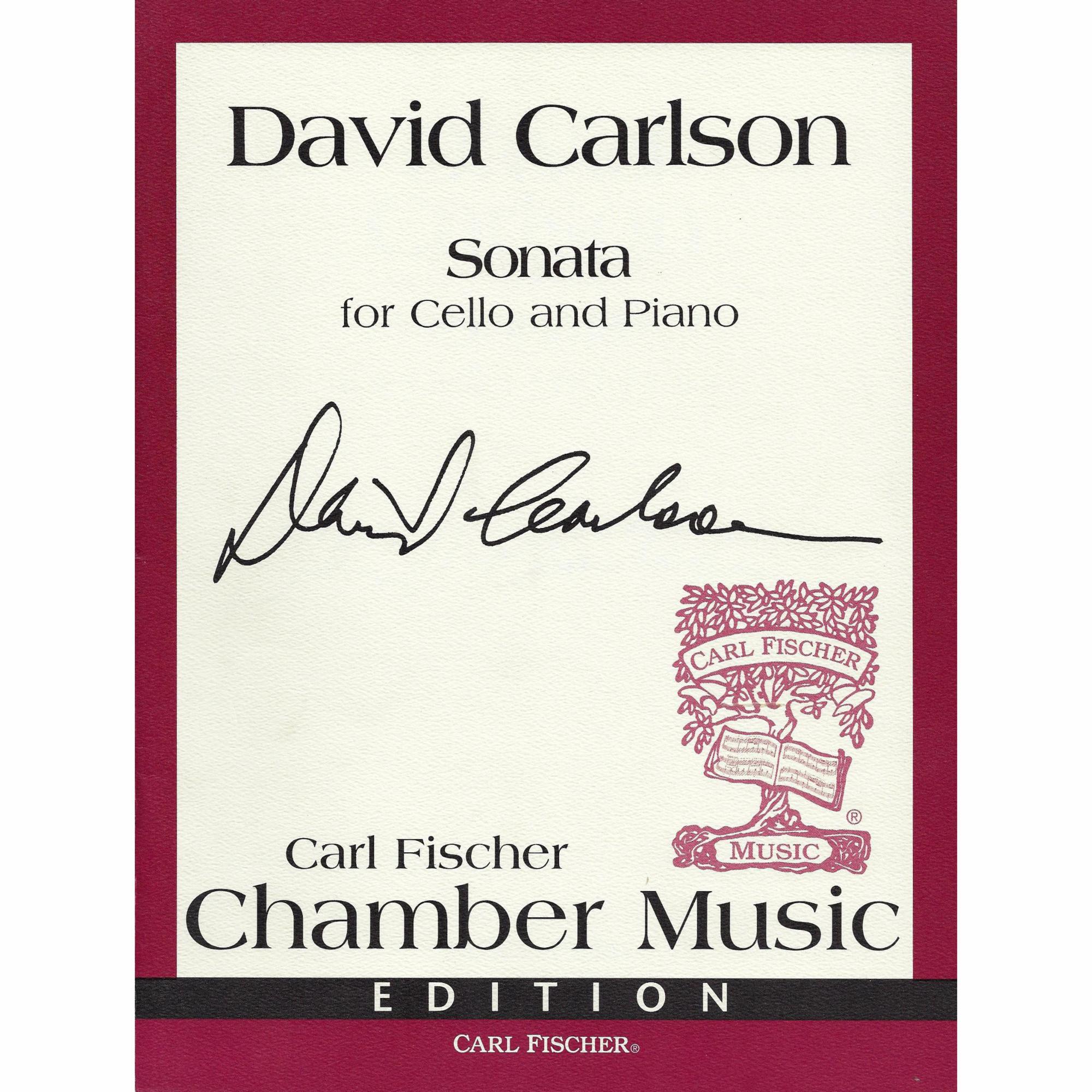 Carlson -- Sonata for Cello and Piano