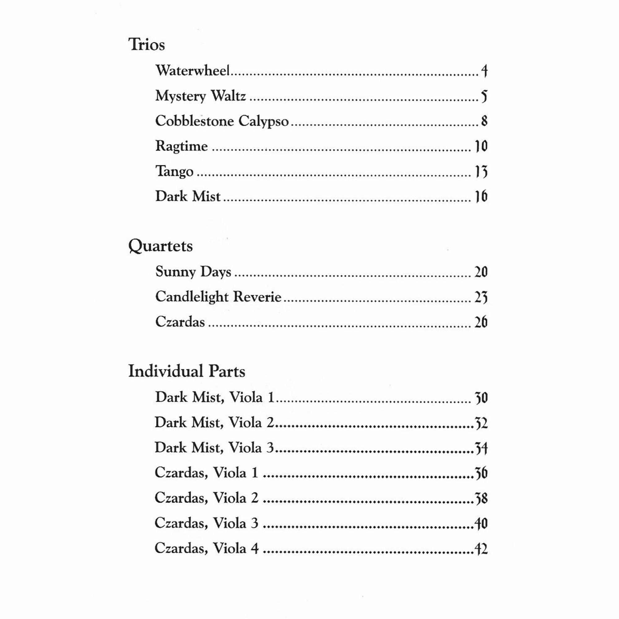 Vol. 2, Contents