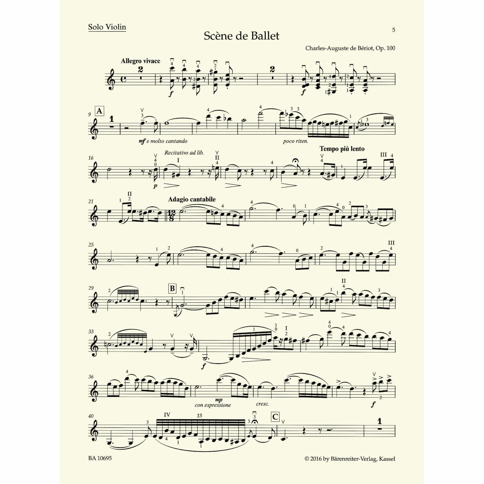 Sample: Violin (Pg. 5)