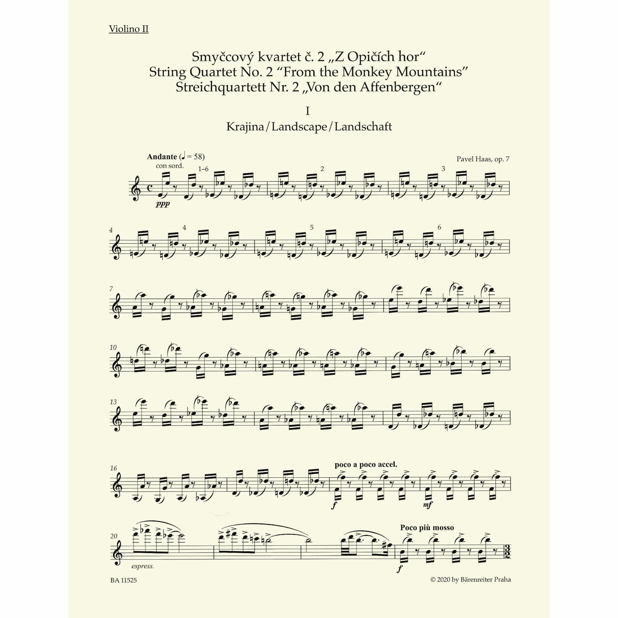 Sample: Violin II (Pg. 2)