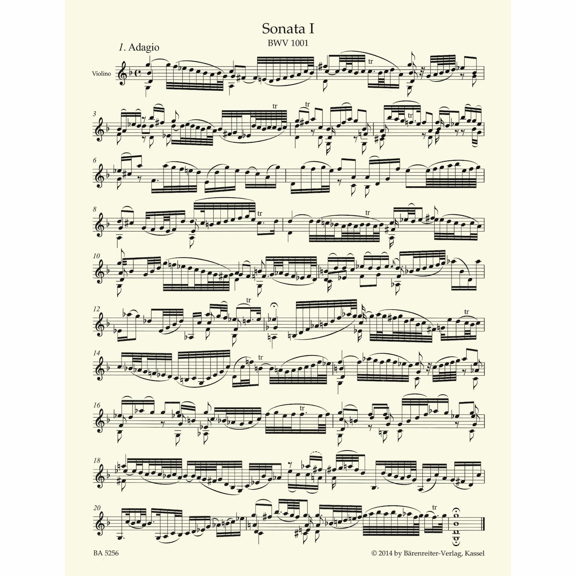 Sample: Violin (Pg. 1)