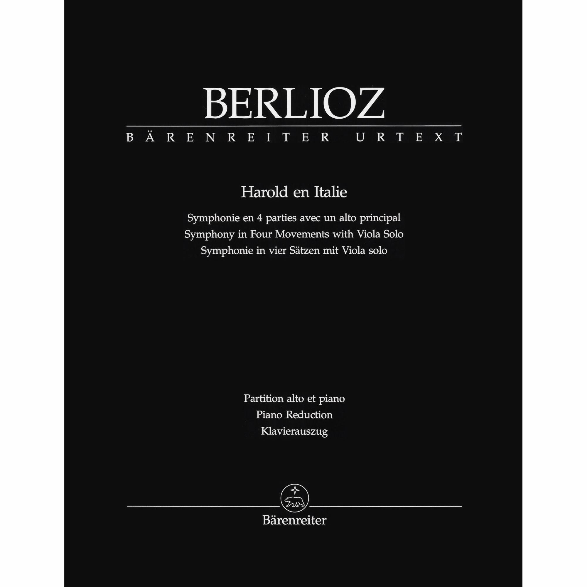 Berlioz -- Harold in Italy for Viola and Piano