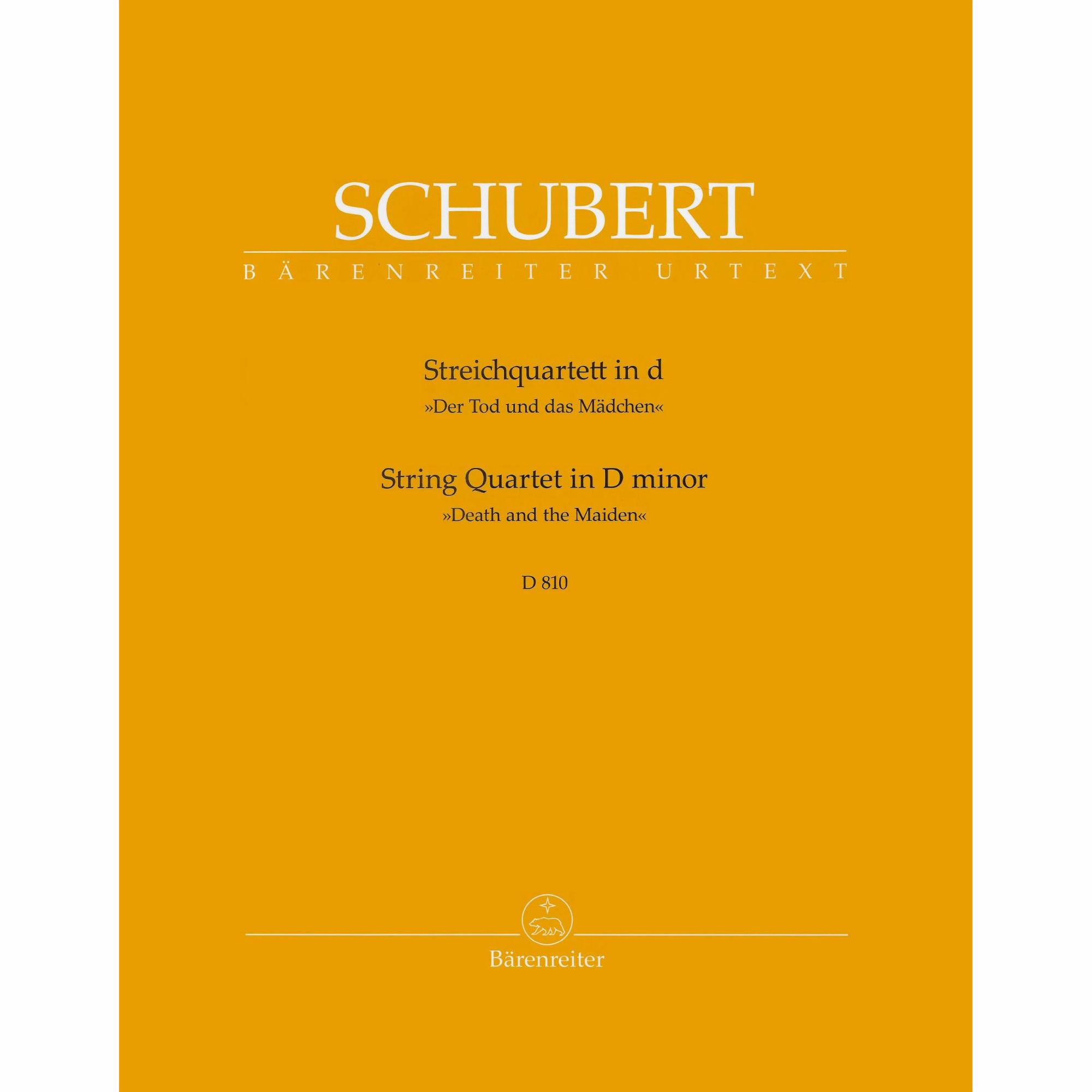 Schubert -- String Quartet in D Minor, D. 810 (Death and the Maiden)