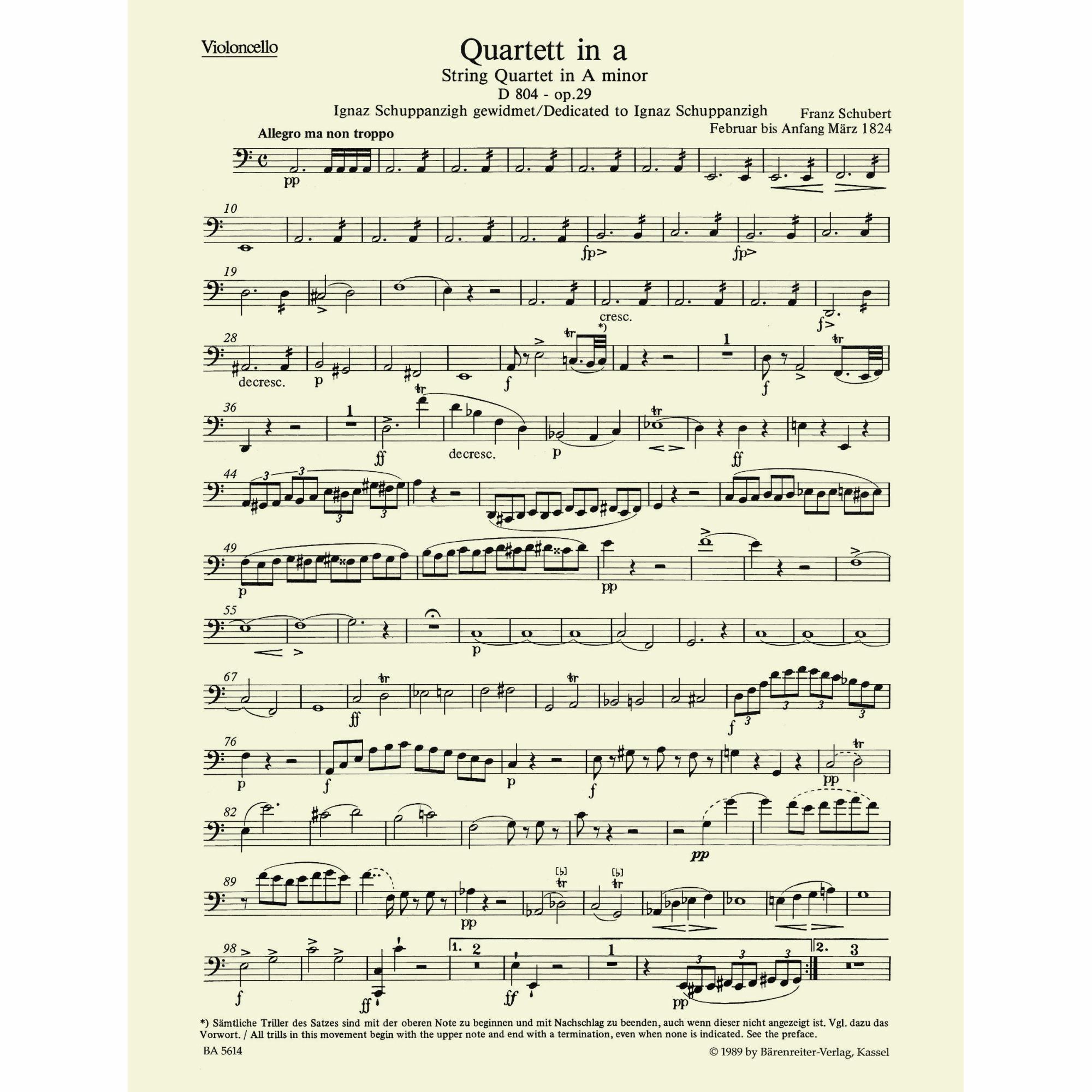 Sample: Cello (Pg. 3)