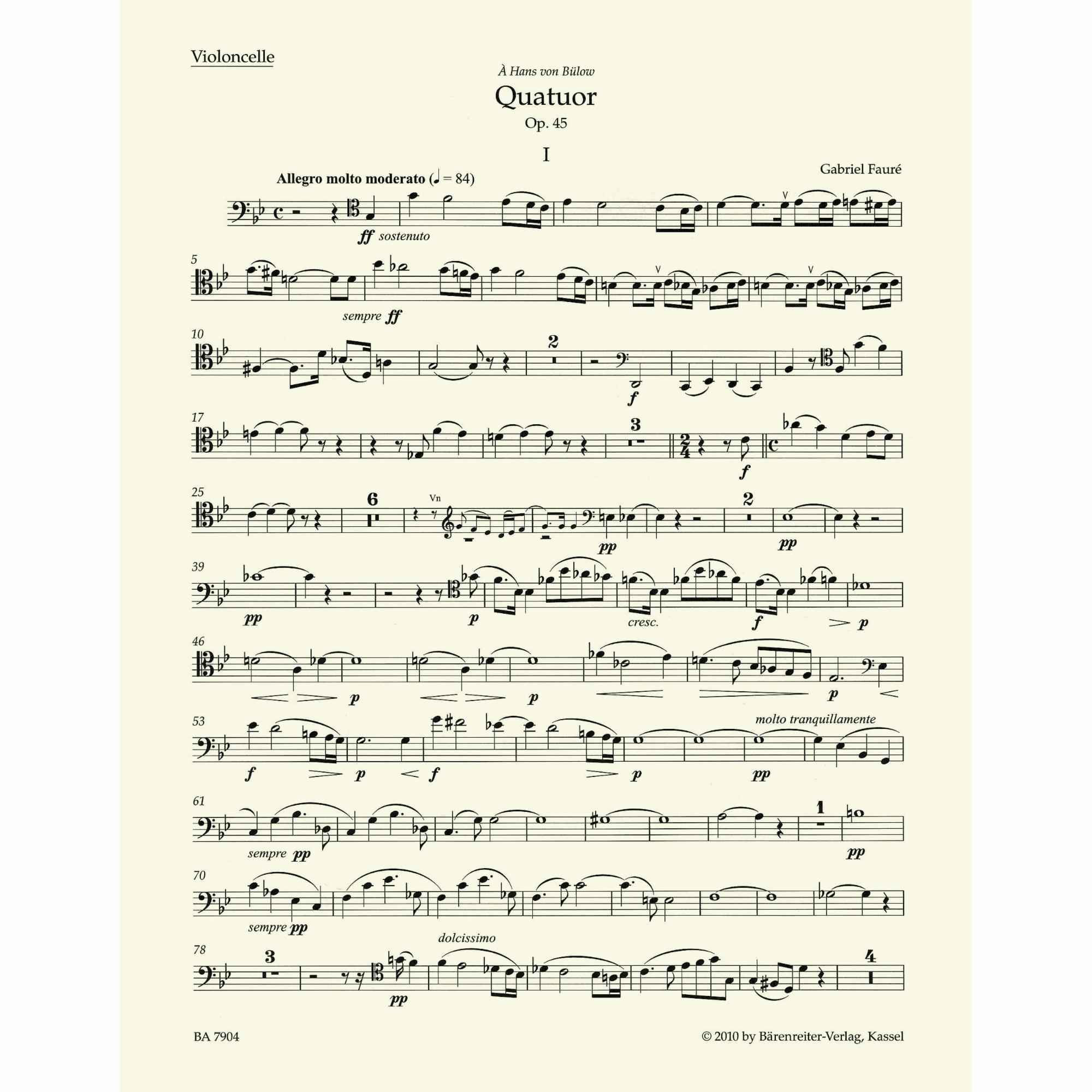 Sample: Cello (Pg. 1)