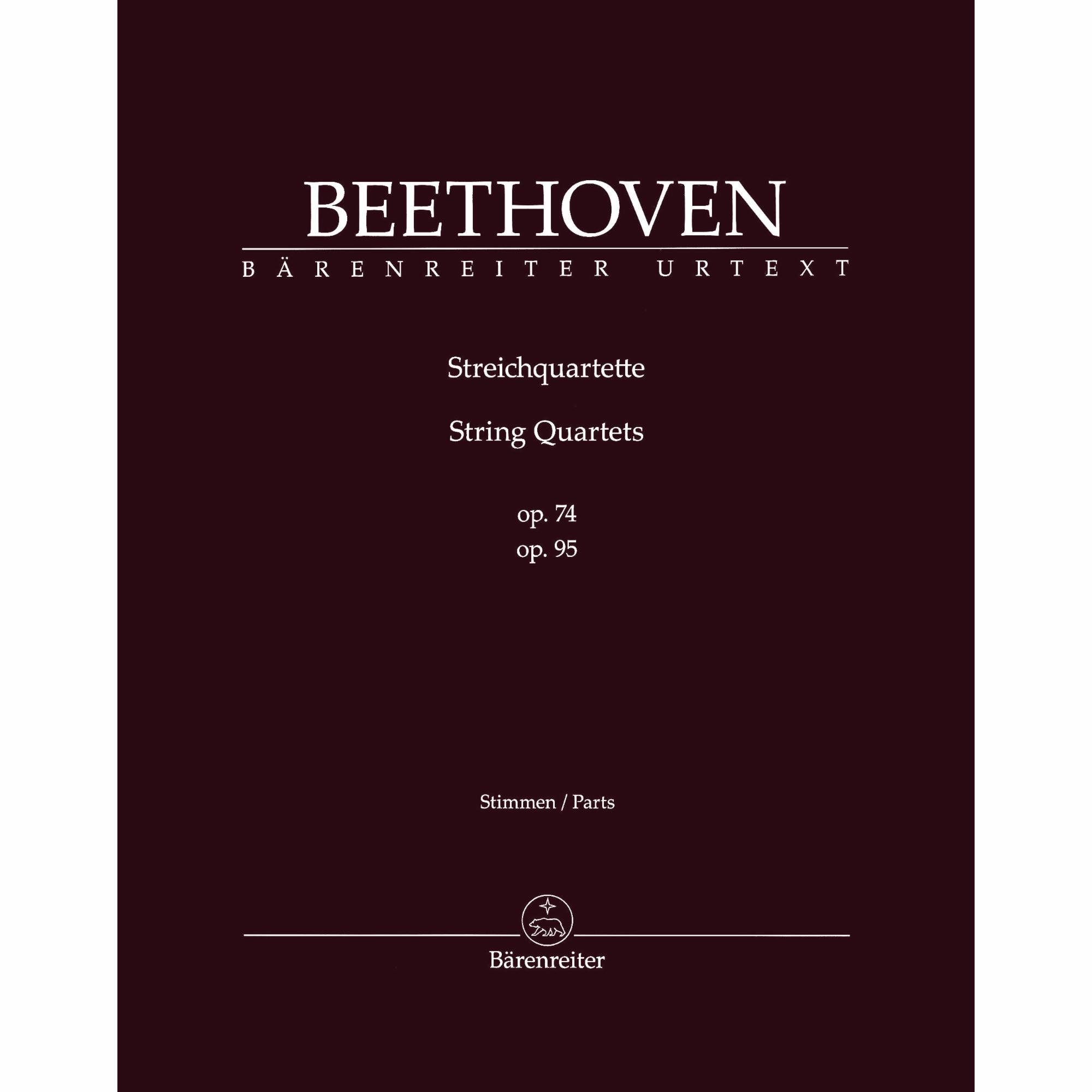 Beethoven -- String Quartets, Opp. 74 & 95