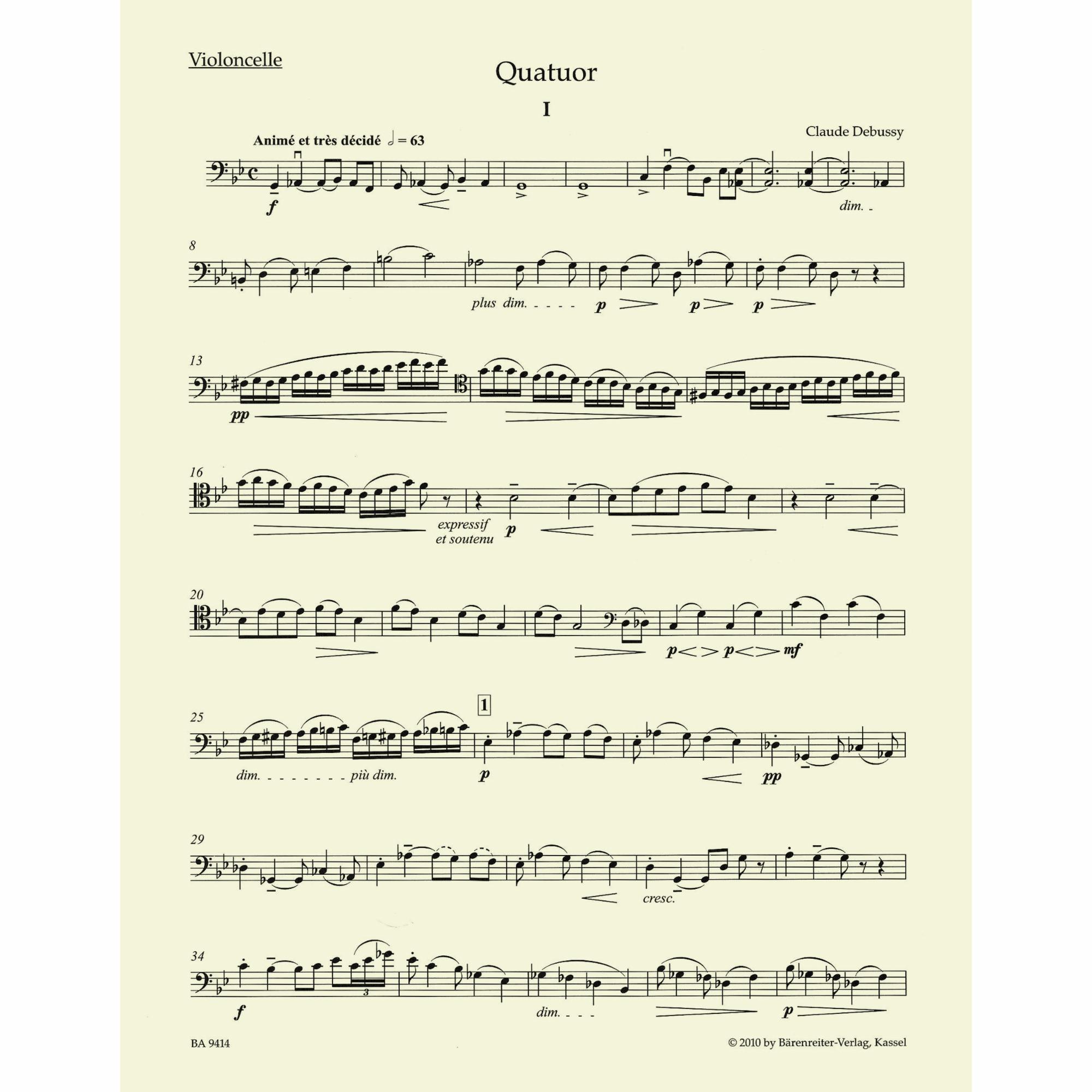 Sample: Cello (Pg. 2)