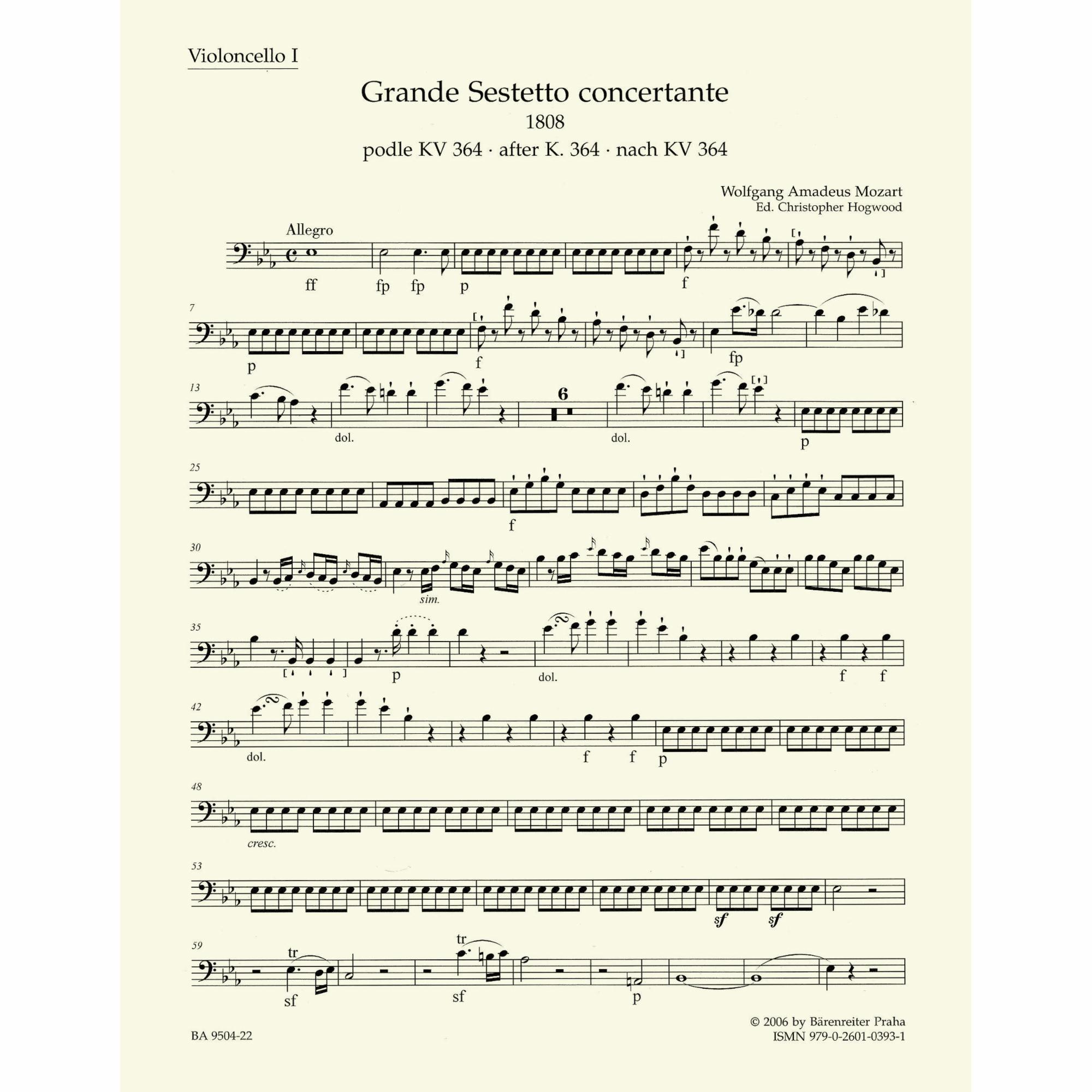 Sample: Cello I (Pg. 2)