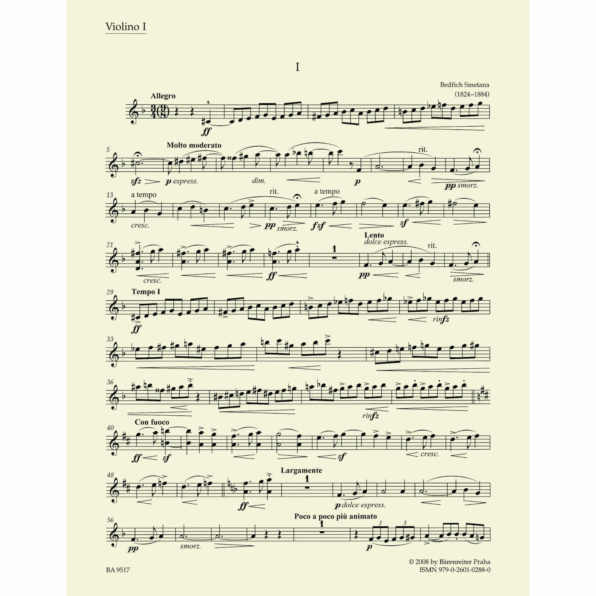 Sample: Violin I (Pg. 2)