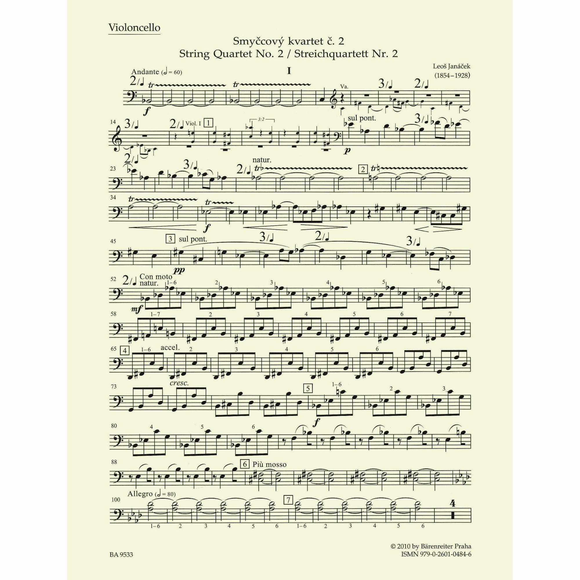 Sample: Cello (Pg. 1)