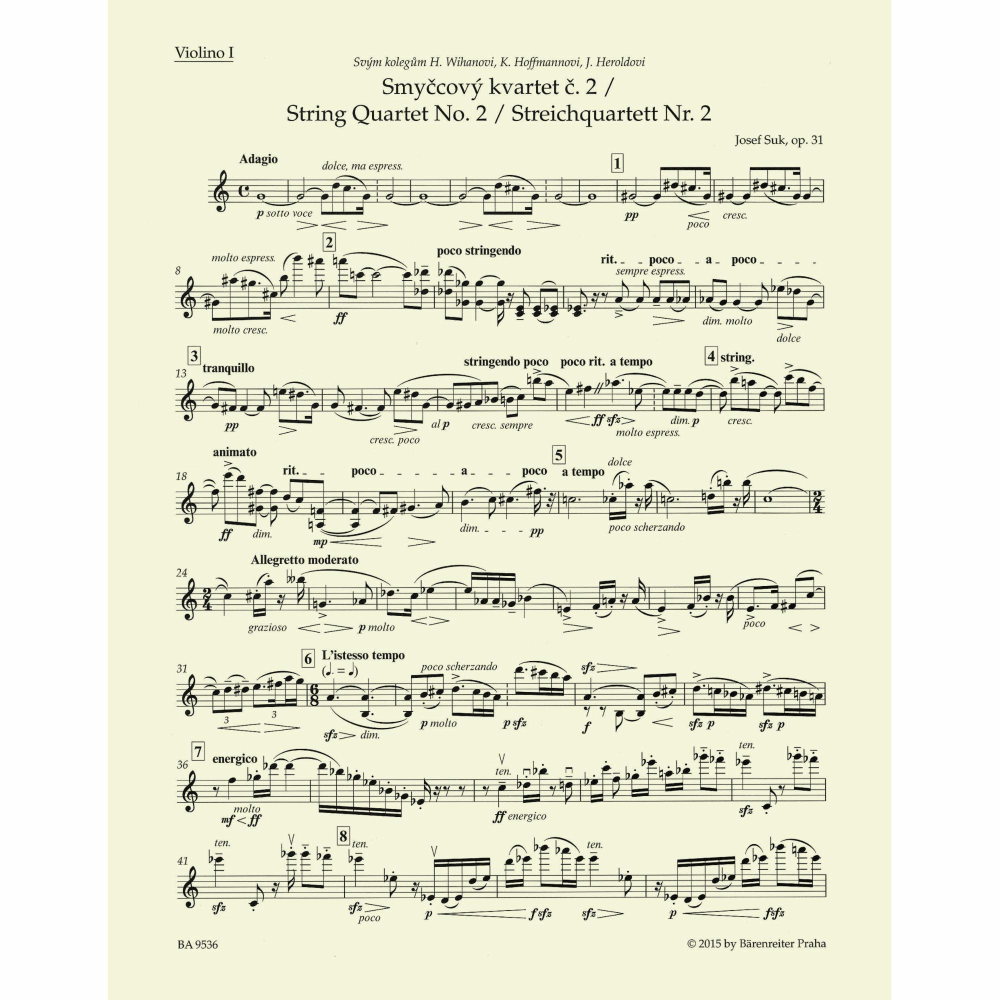 Sample: Violin I (Pg. 2)