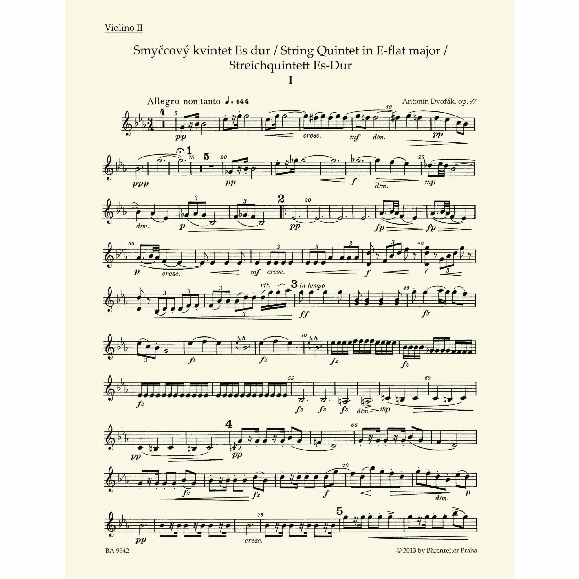 Sample: Violin II (Pg. 2)