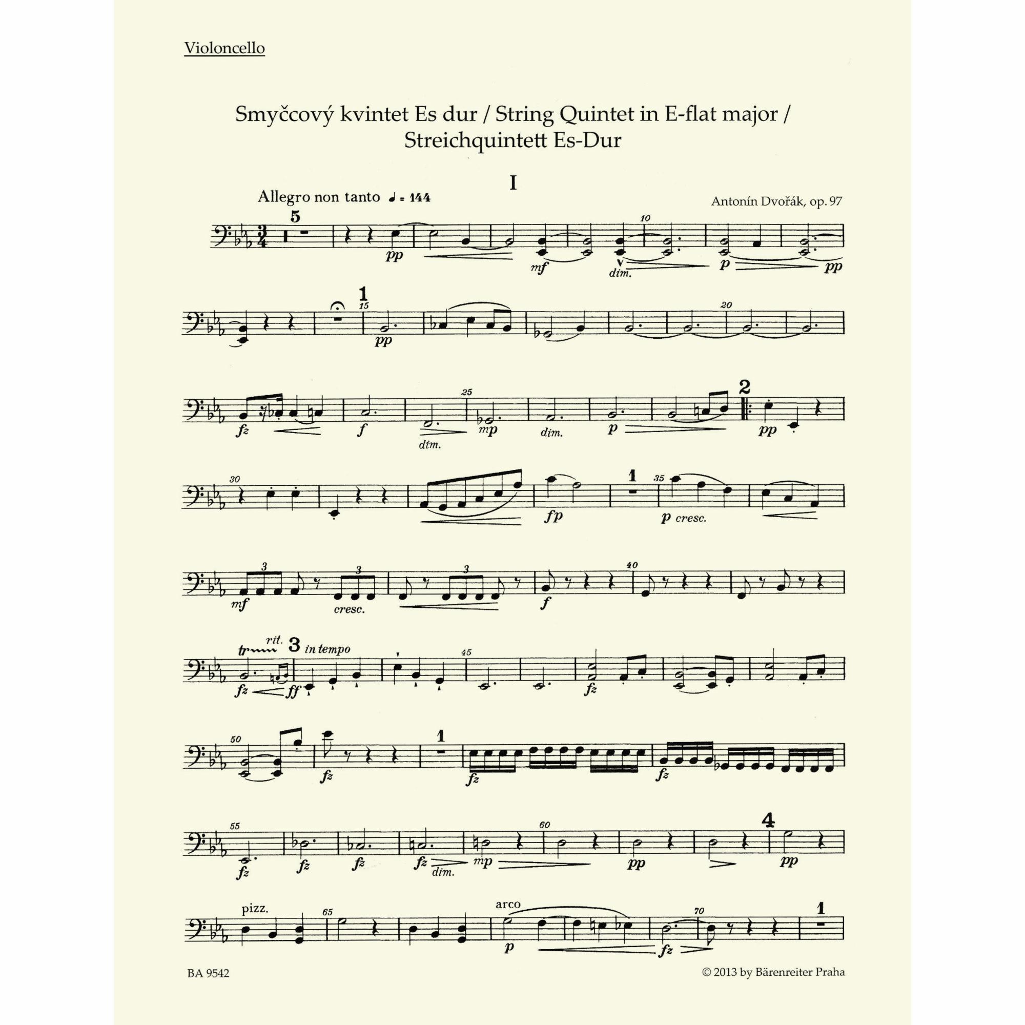 Sample: Cello (Pg. 1)