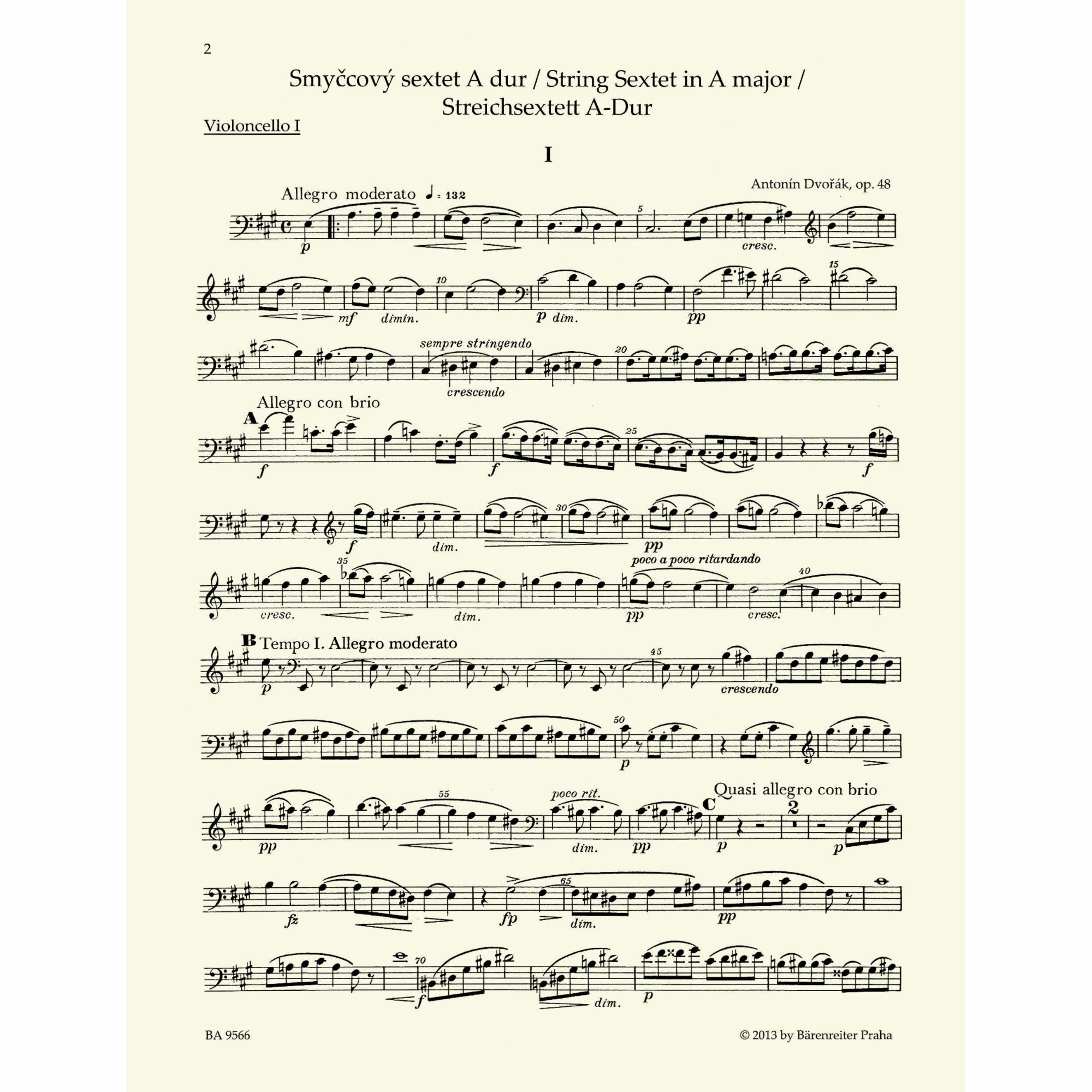 Sample: Cello I (Pg. 2)