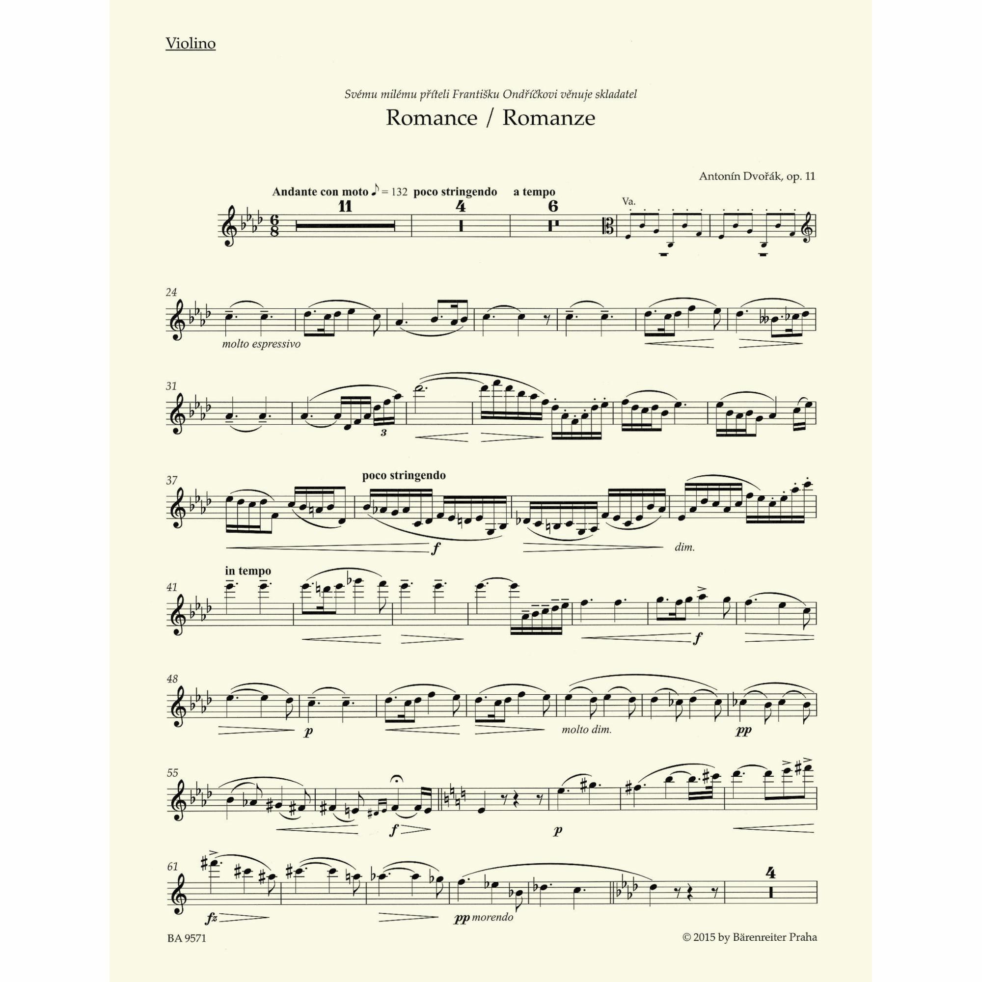 Sample: Violin Part