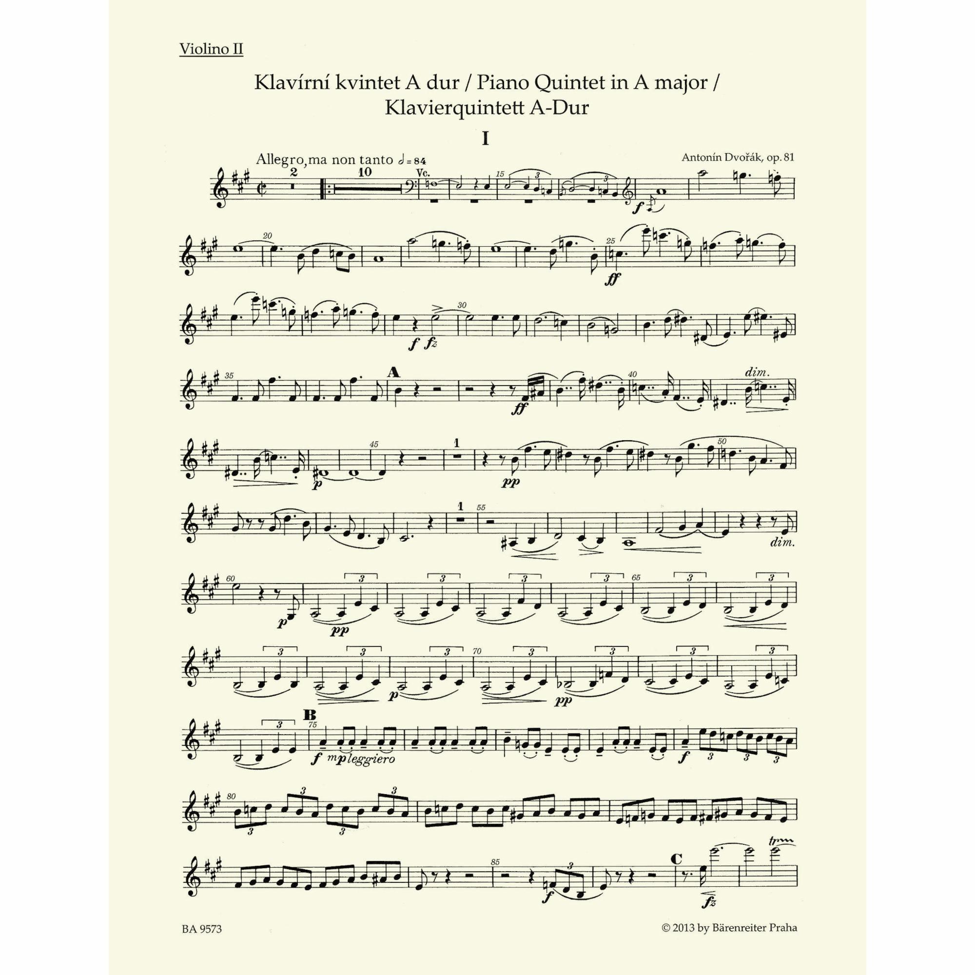 Sample: Violin II (Pg. 2)