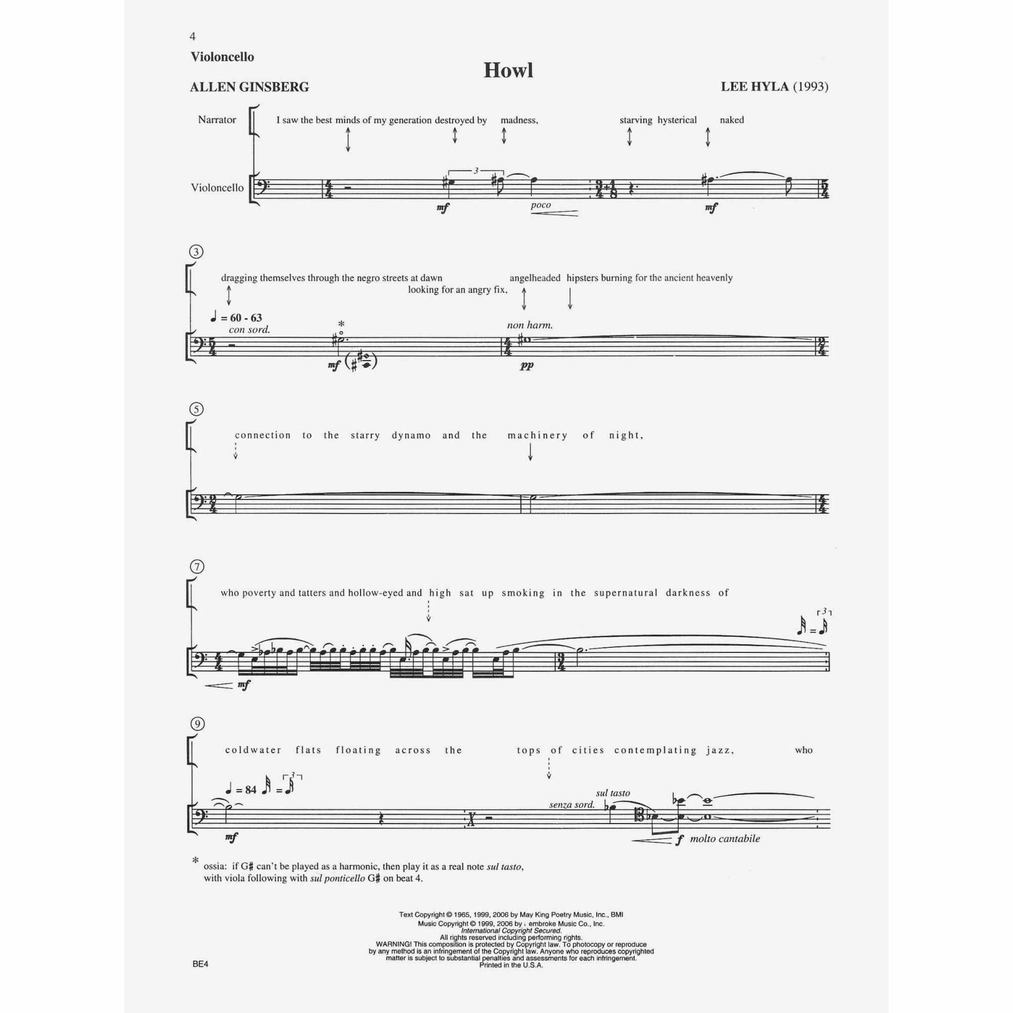 Sample: Cello (Pg. 4)