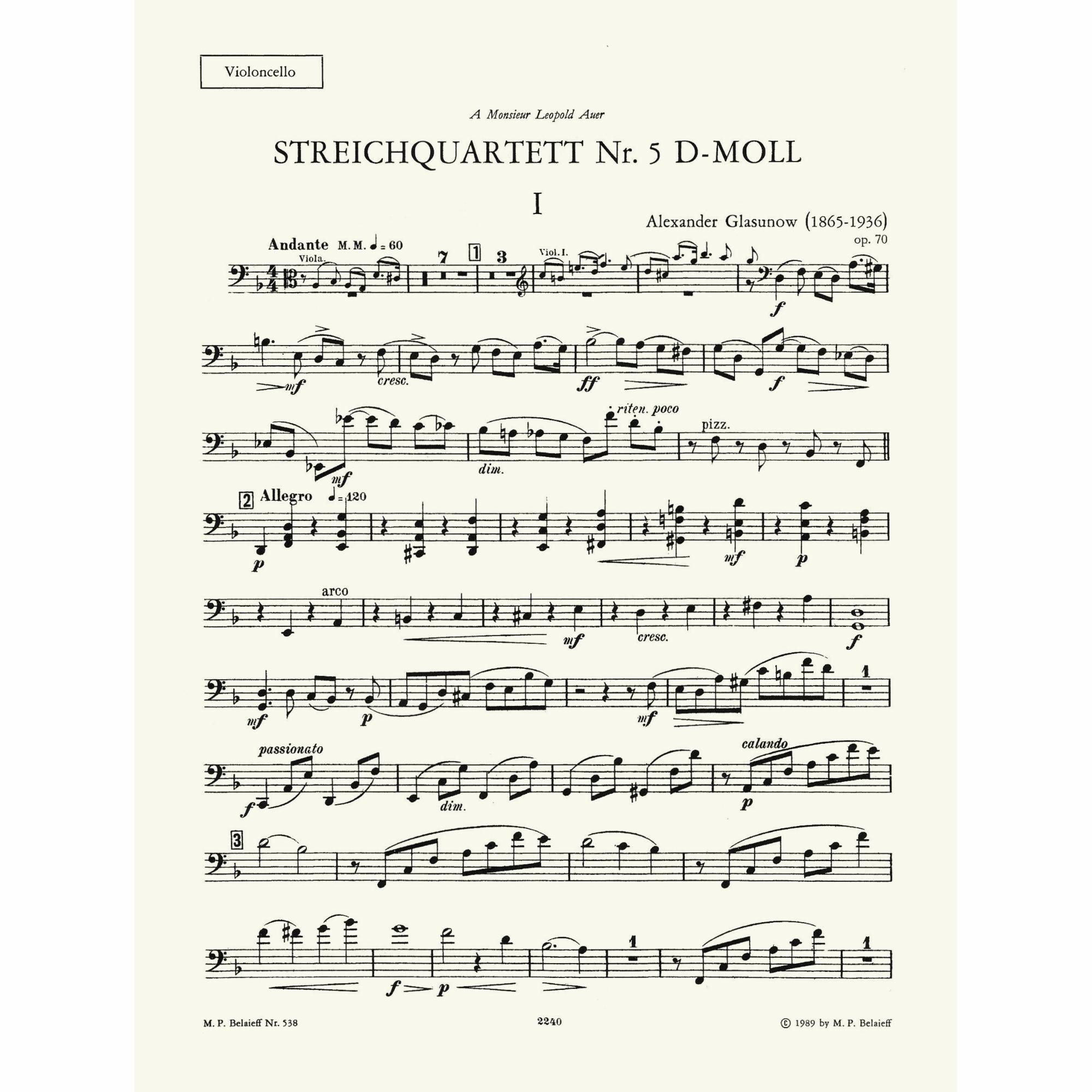 Sample: Cello (Pg. 1)