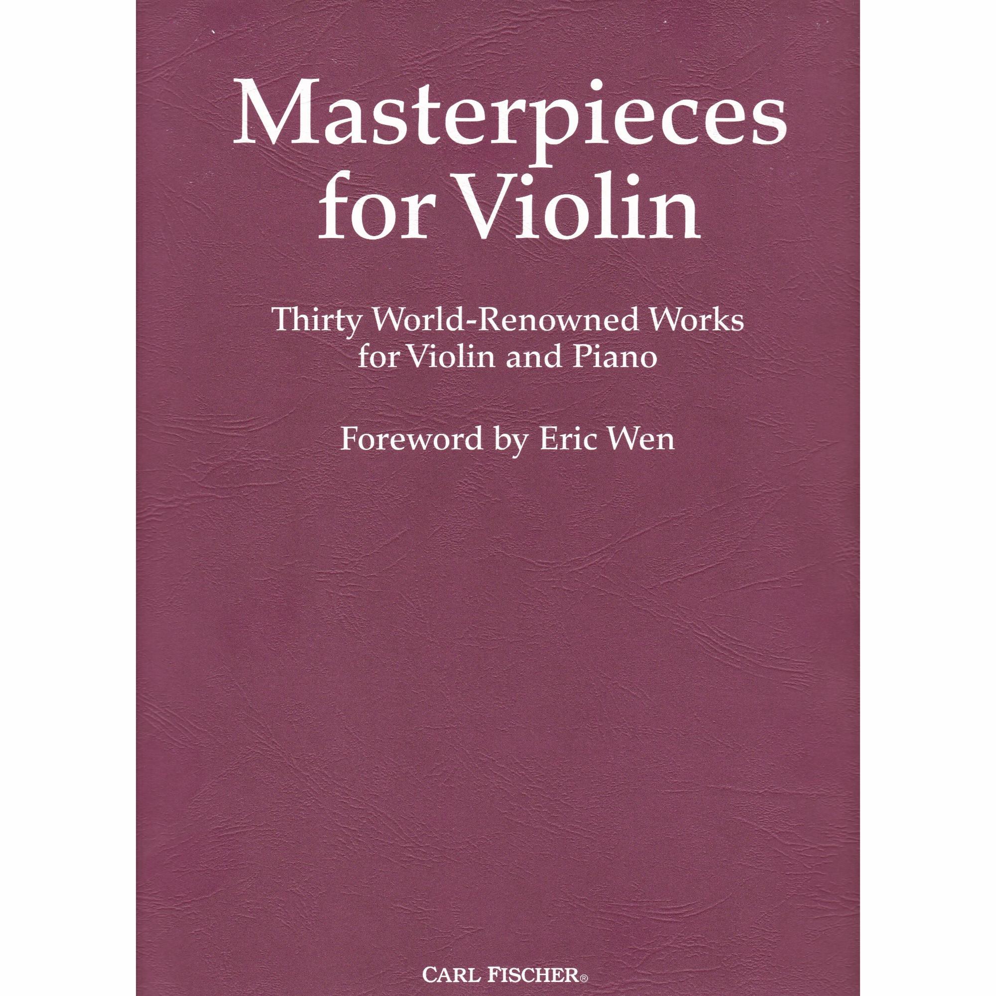 Masterpieces for Violin and Piano