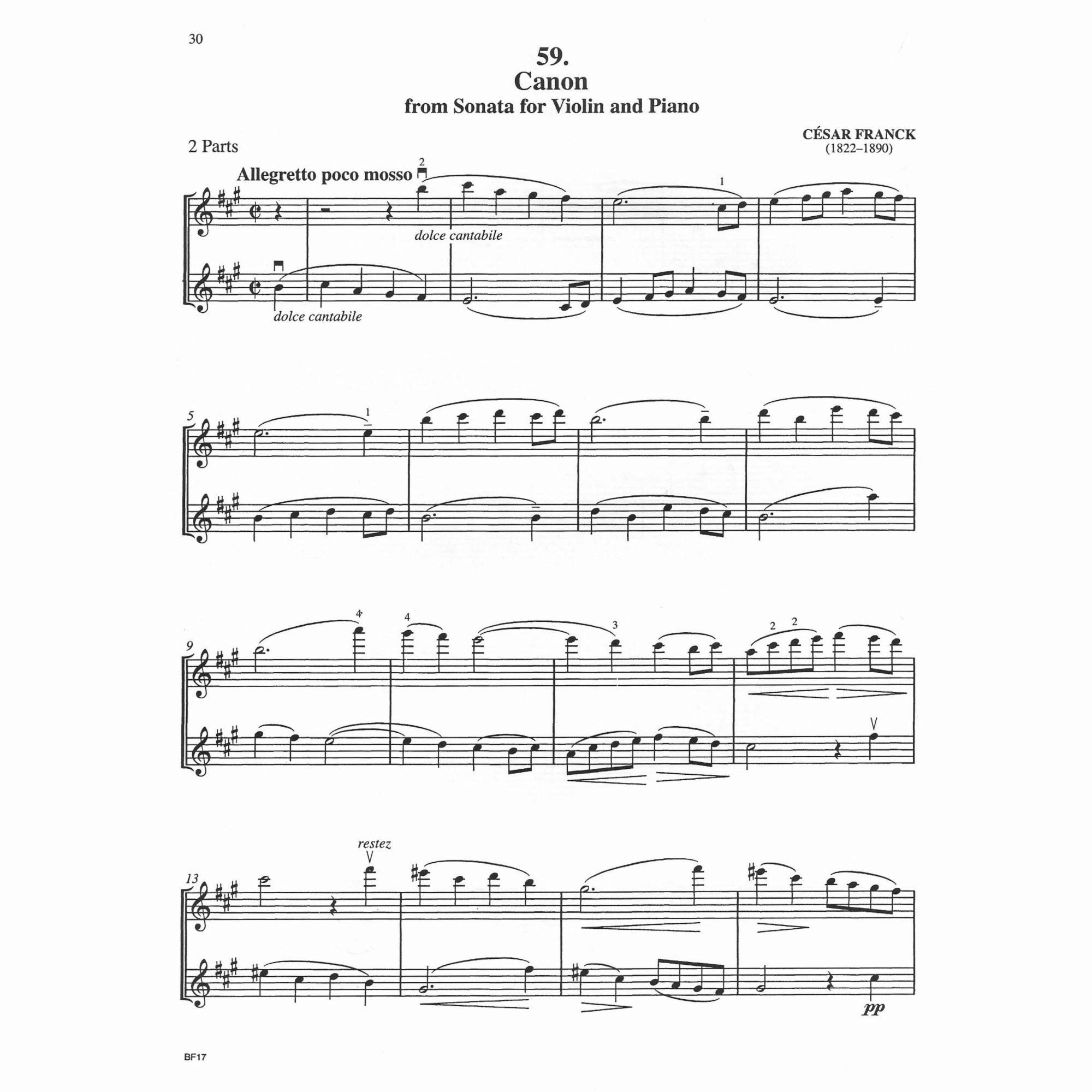 Sample: Violin (Pg. 30)