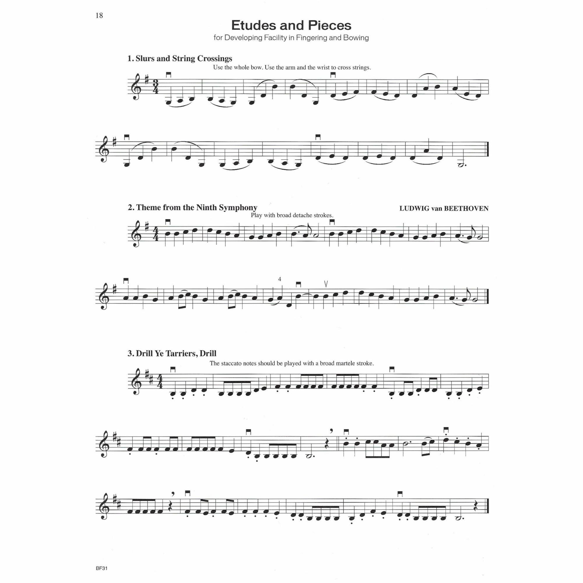 Sample: Violin (Pg. 18)