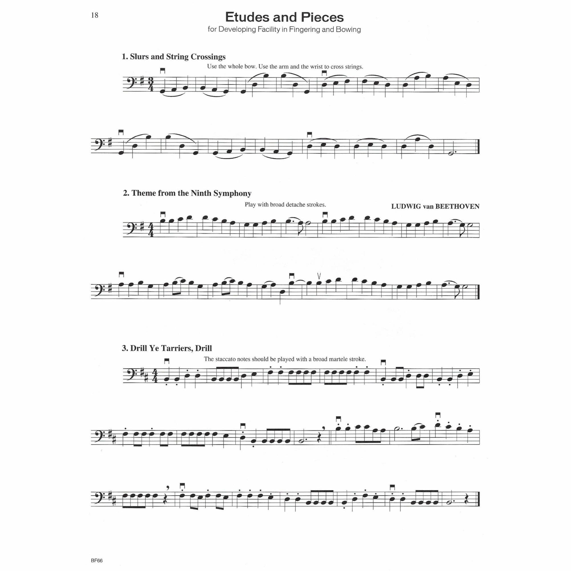 Sample: Cello (Pg. 18) 