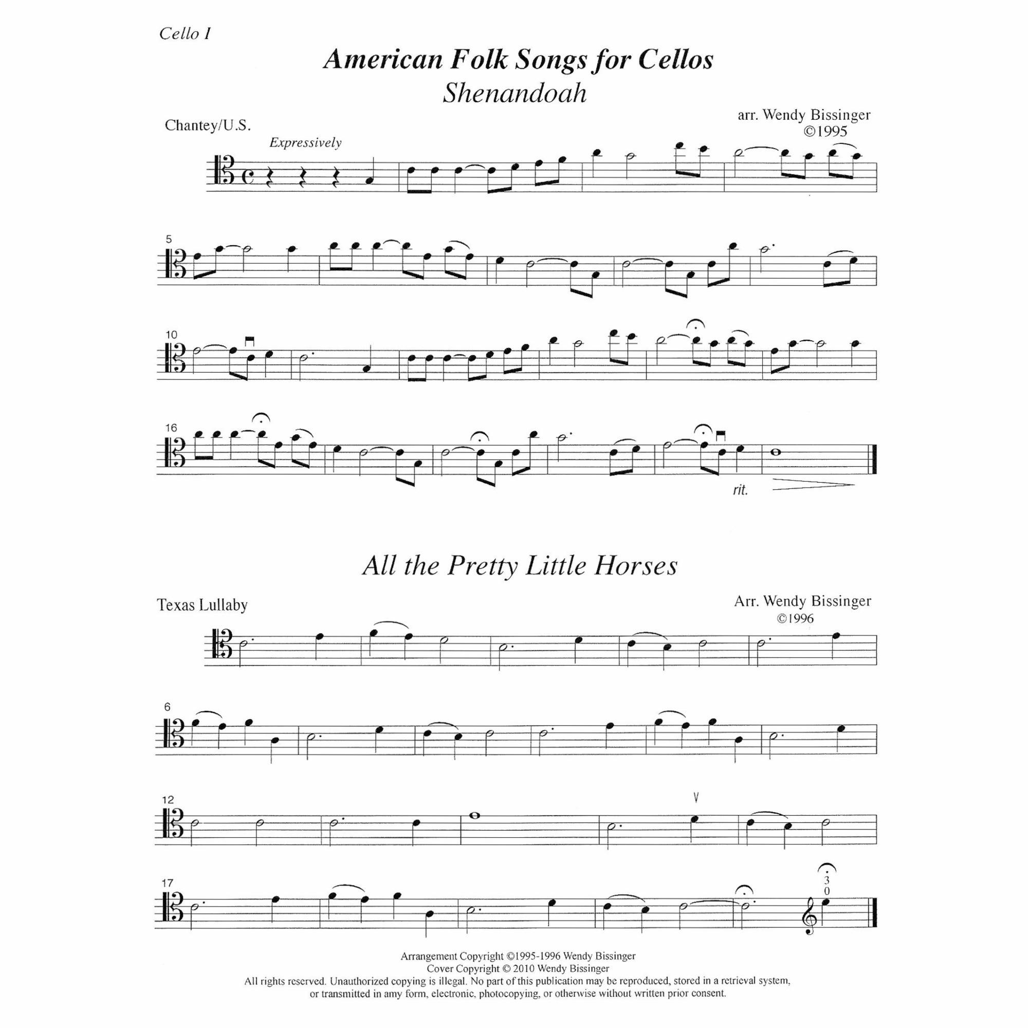 Sample: Cello I (Pg. 1)