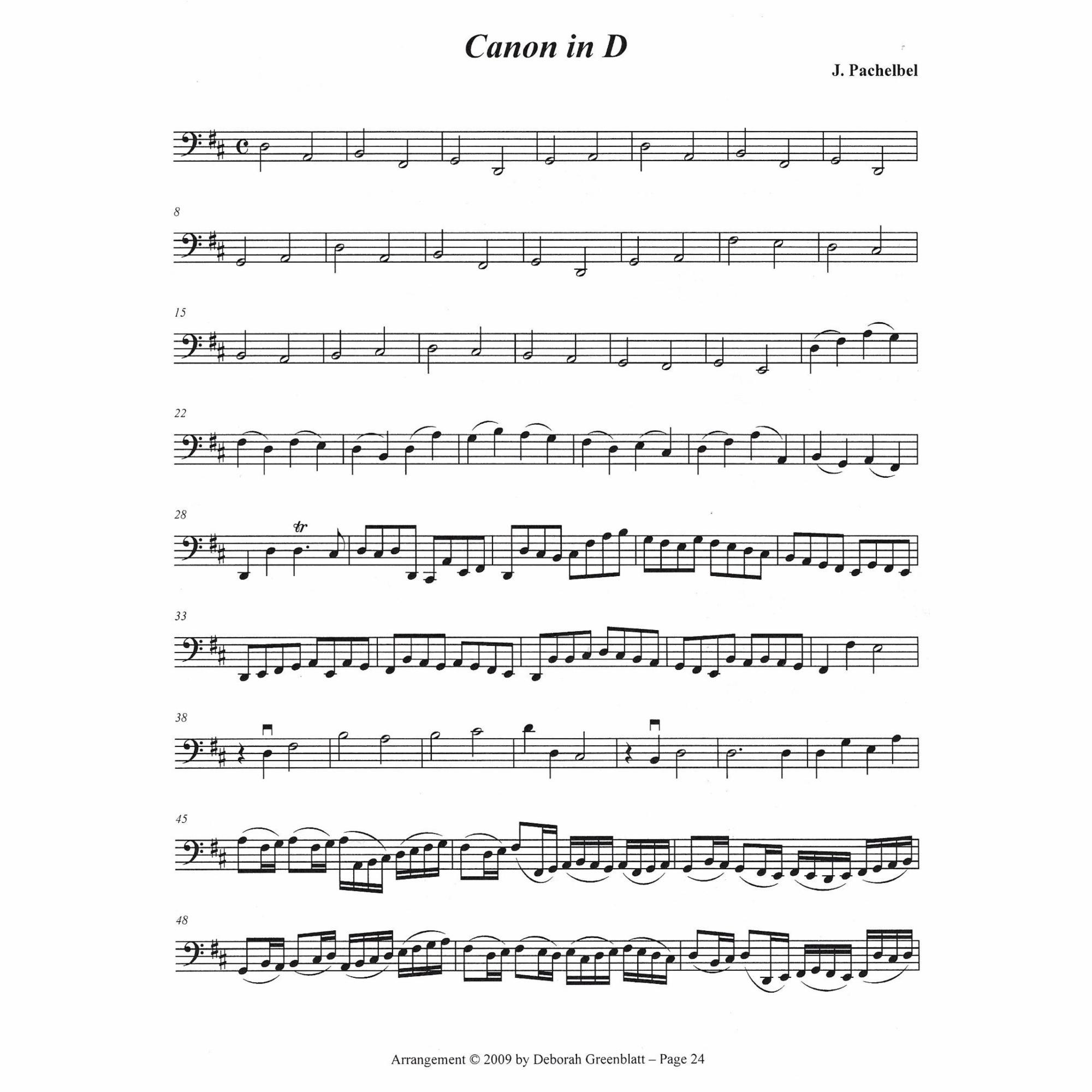 Sample: Cello (Pg. 24)