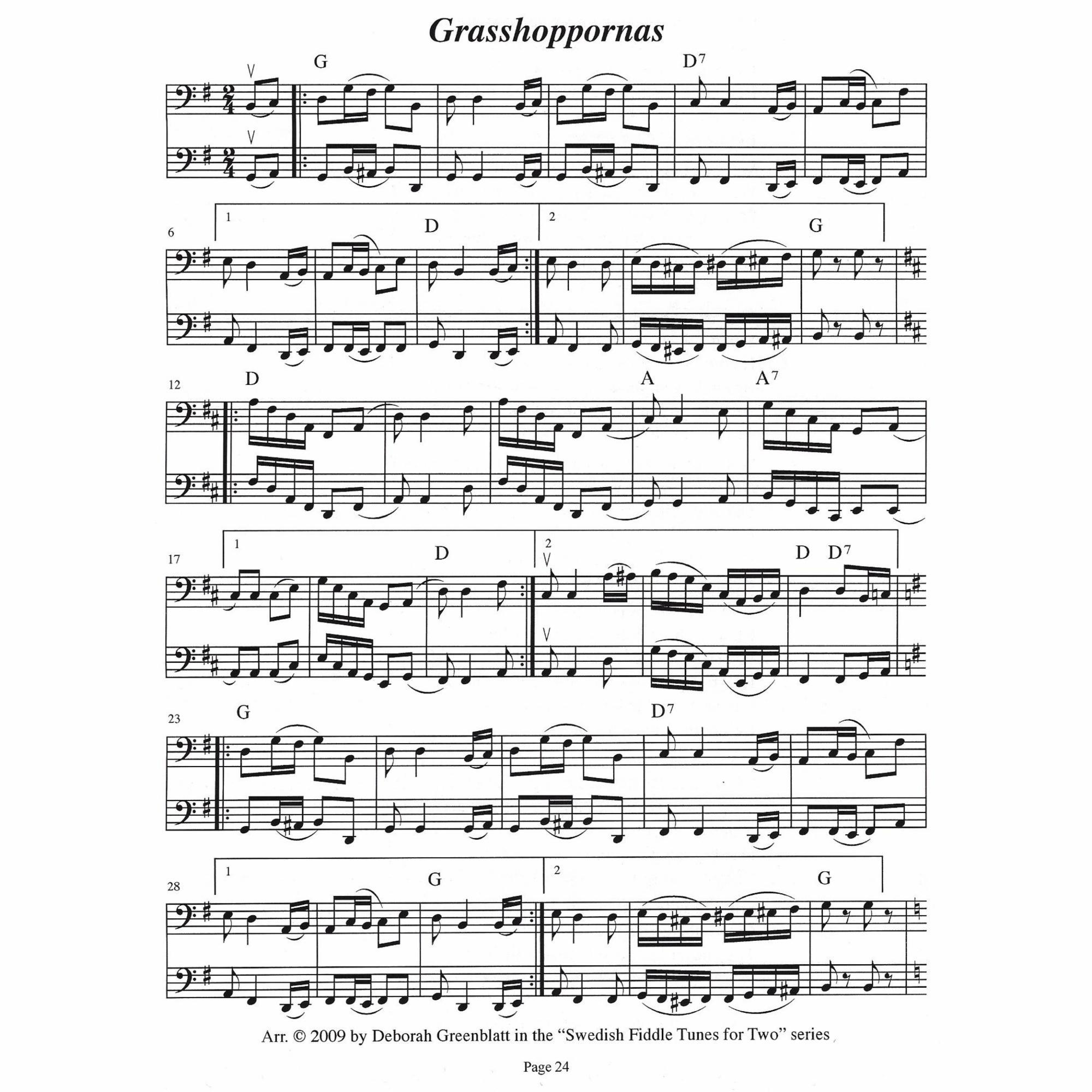 Sample: Two Cellos (Pg. 24)