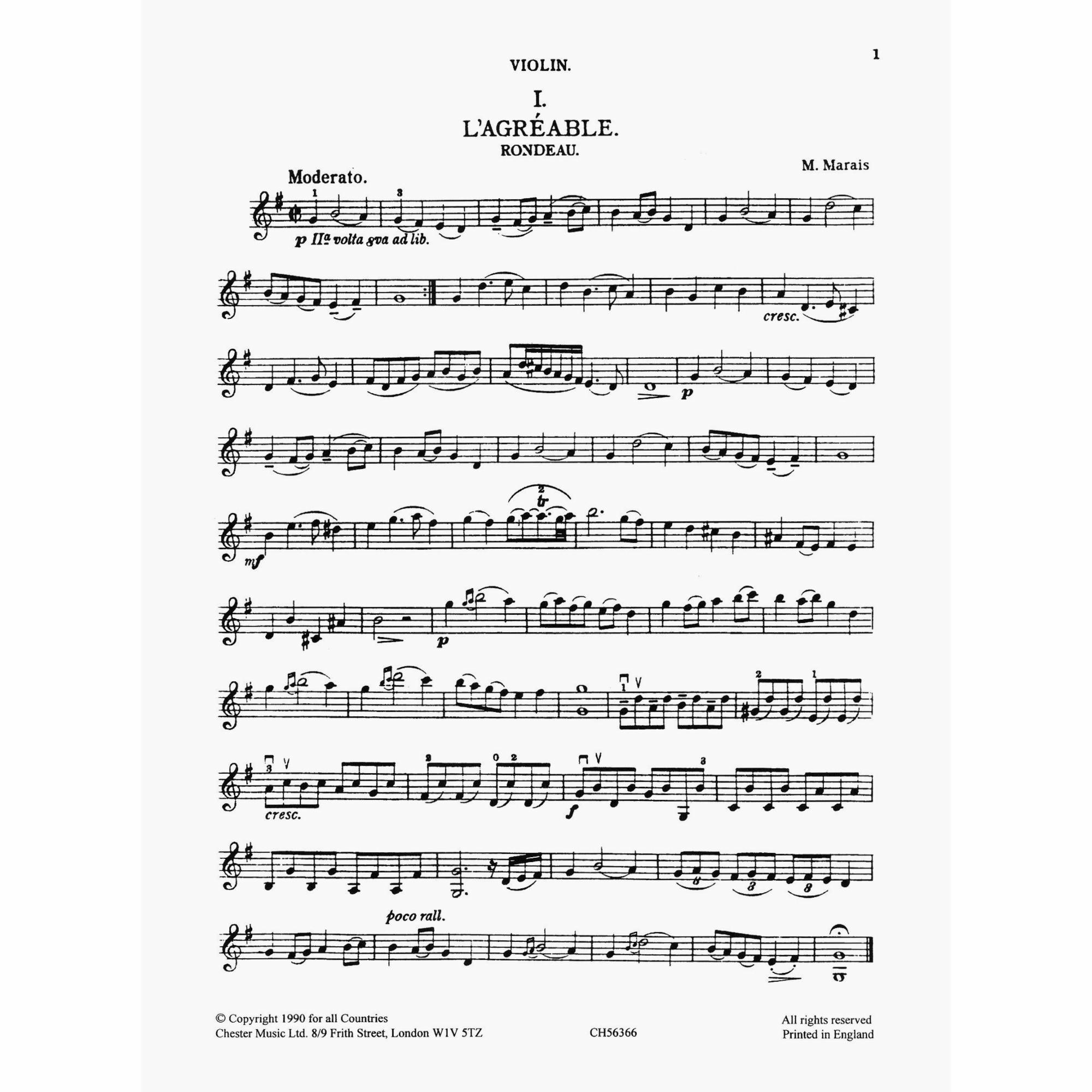 Sample: Violin Part