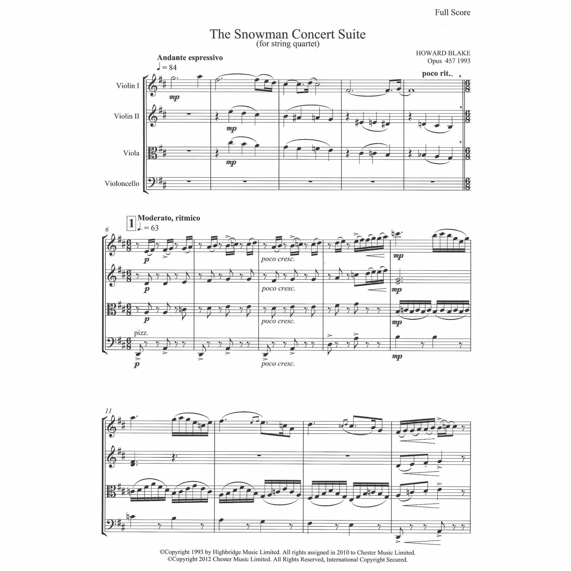 Sample: Score (Pg. 1)