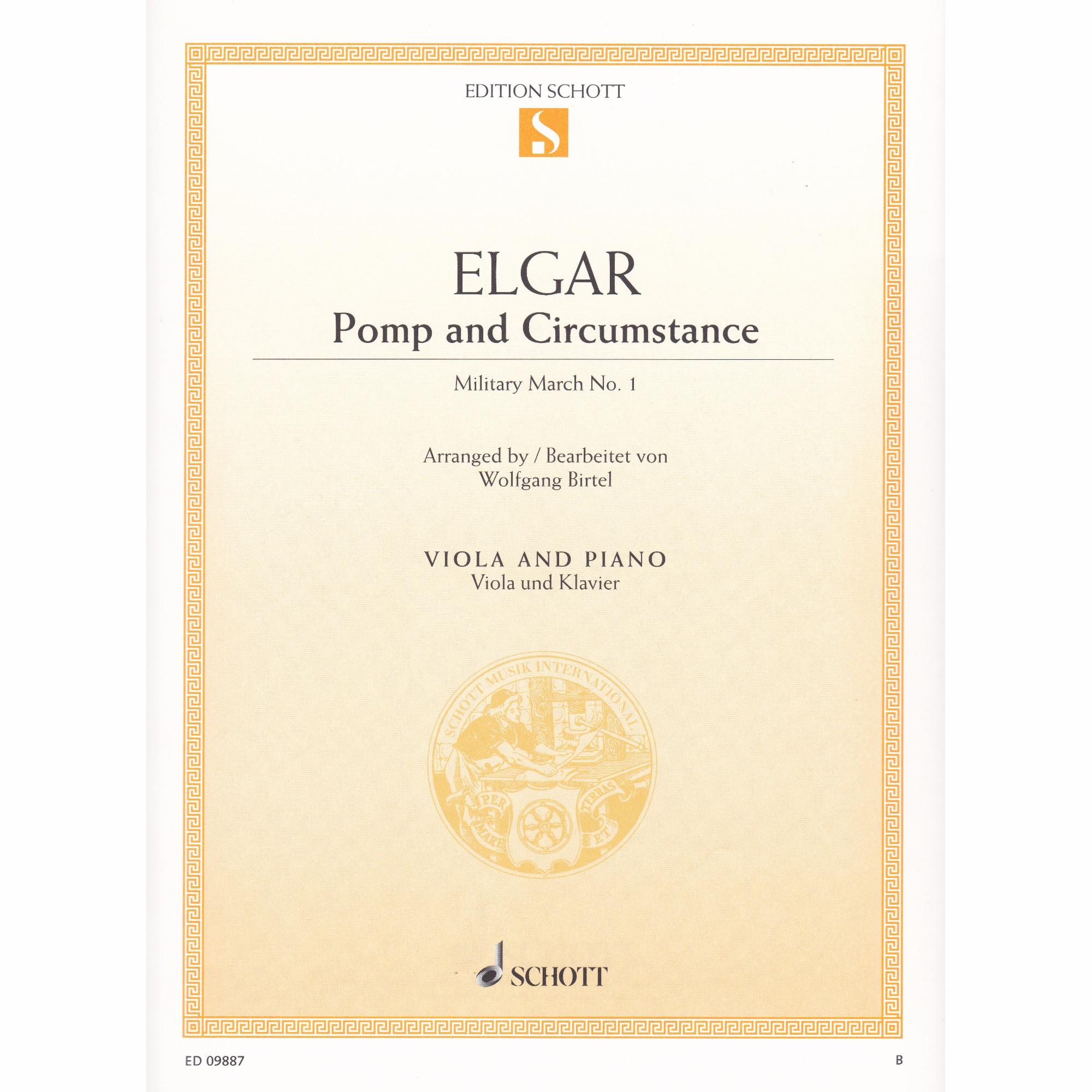 Elgar -- Pomp and Circumstance March No. 1 for Viola and Piano