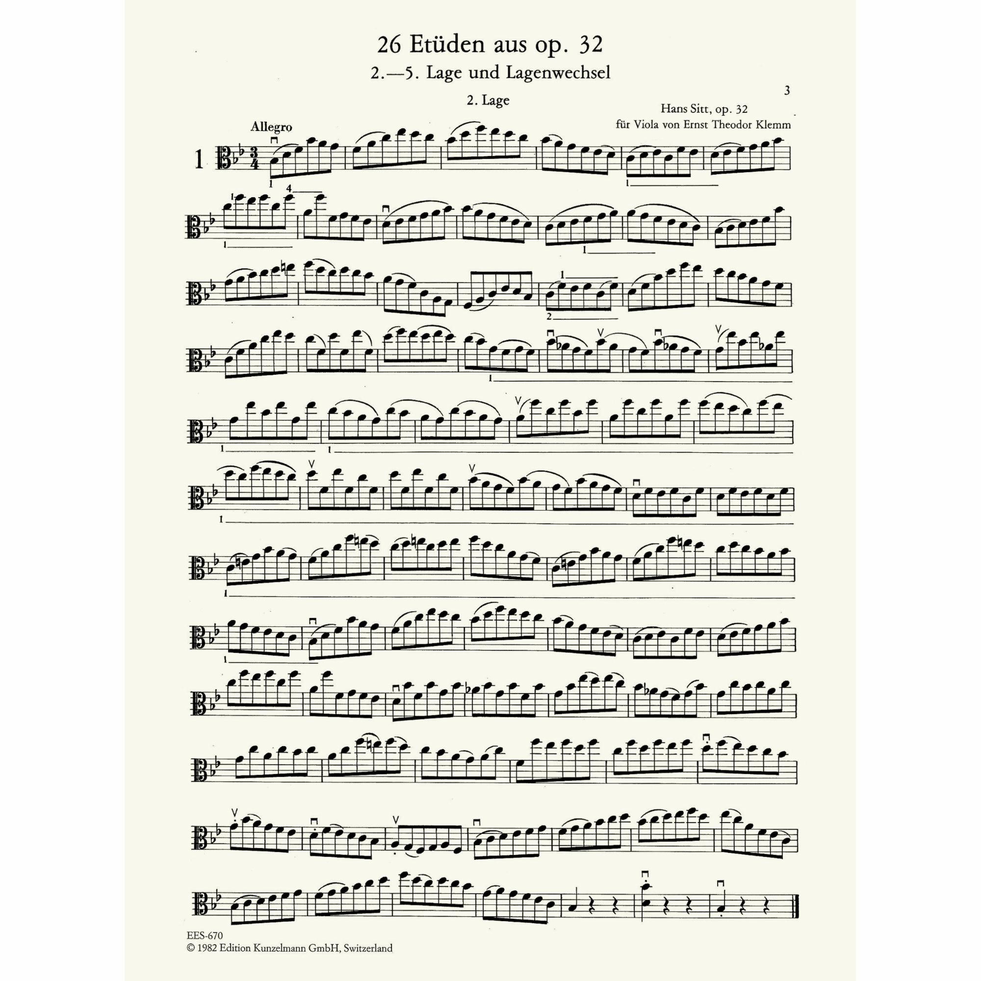 Sample: 26 Etudes (Pg. 3)