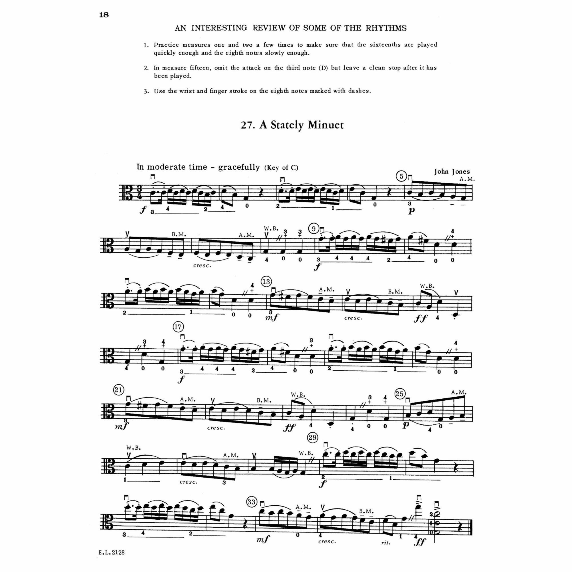 Sample: Viola (Pg. 18)