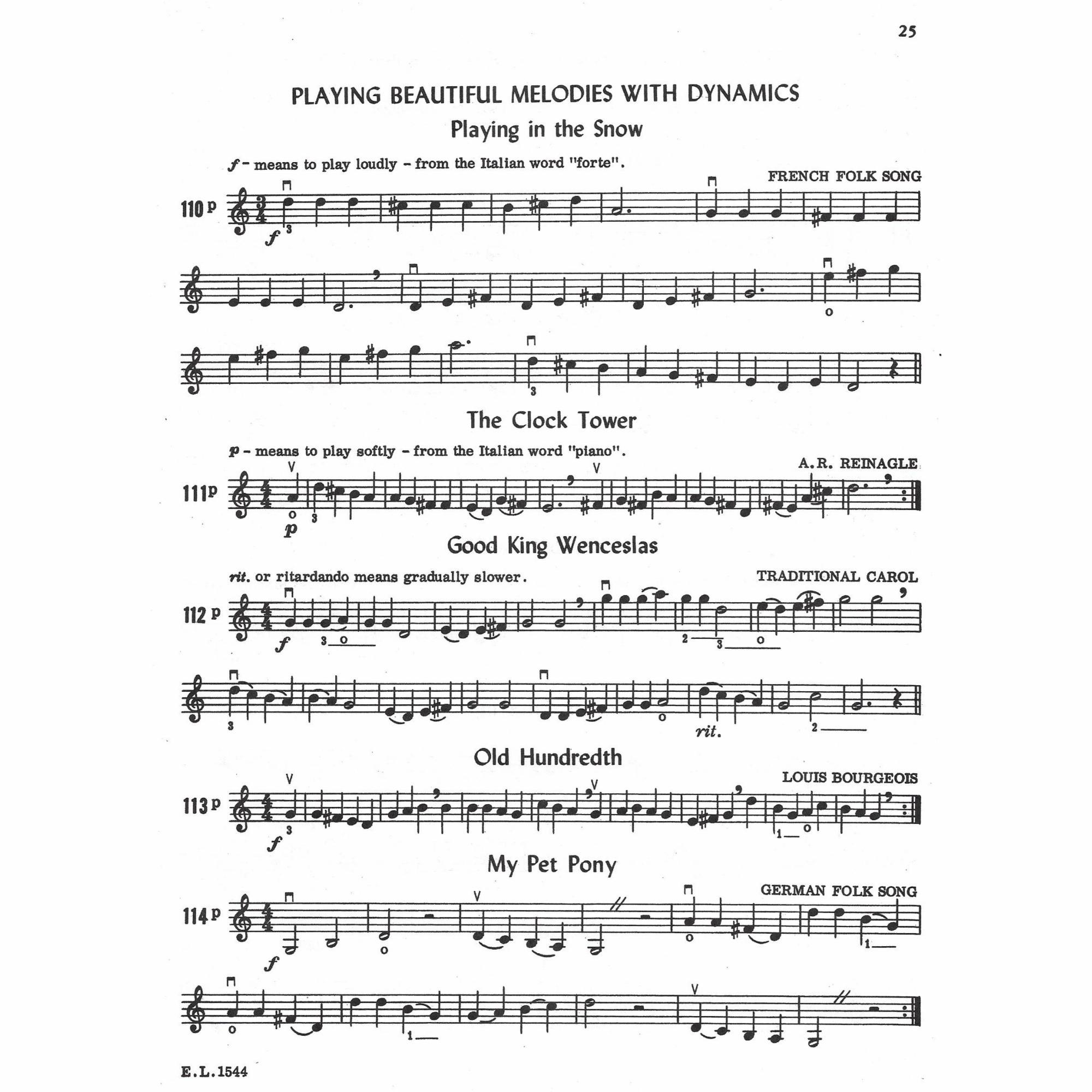 Sample: Violin (Pg. 25)