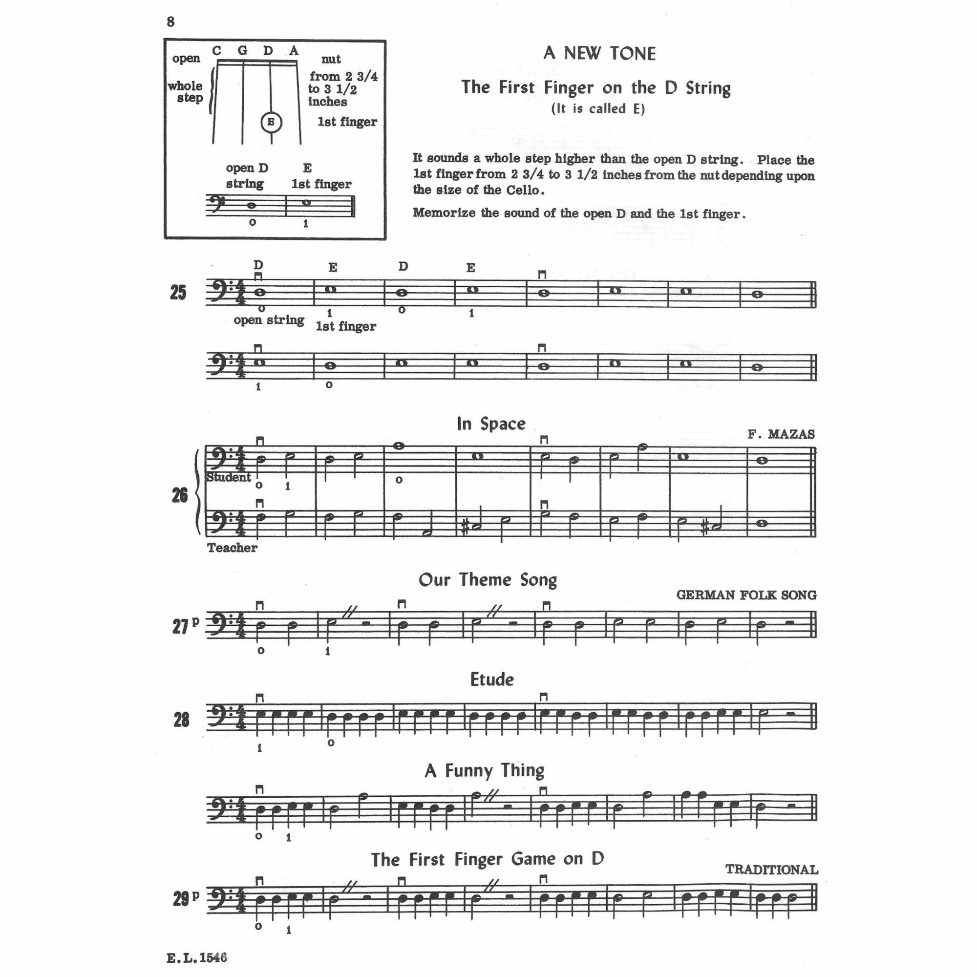 Sample: Cello (Pg. 8)