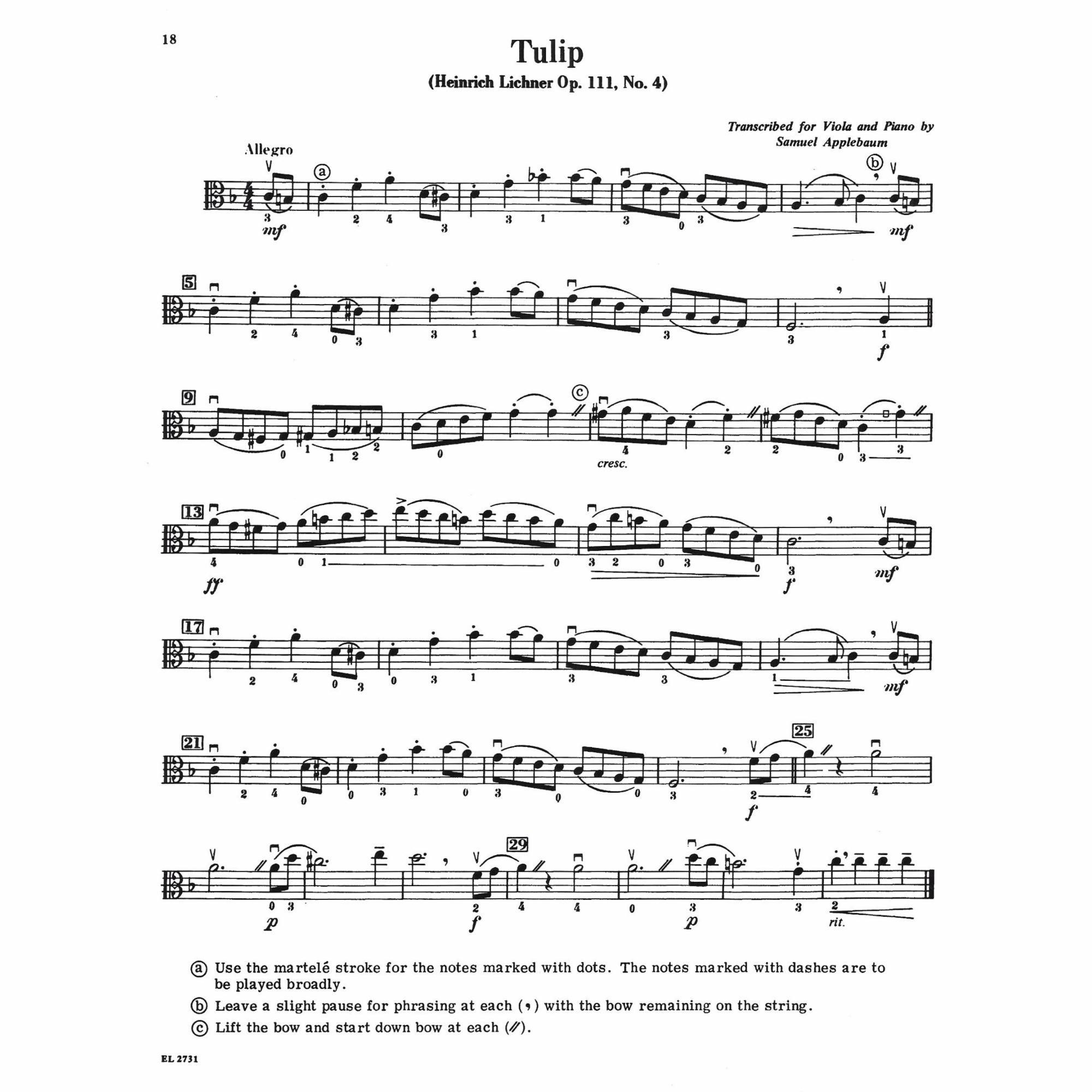 Sample: Viola (Pg. 18)