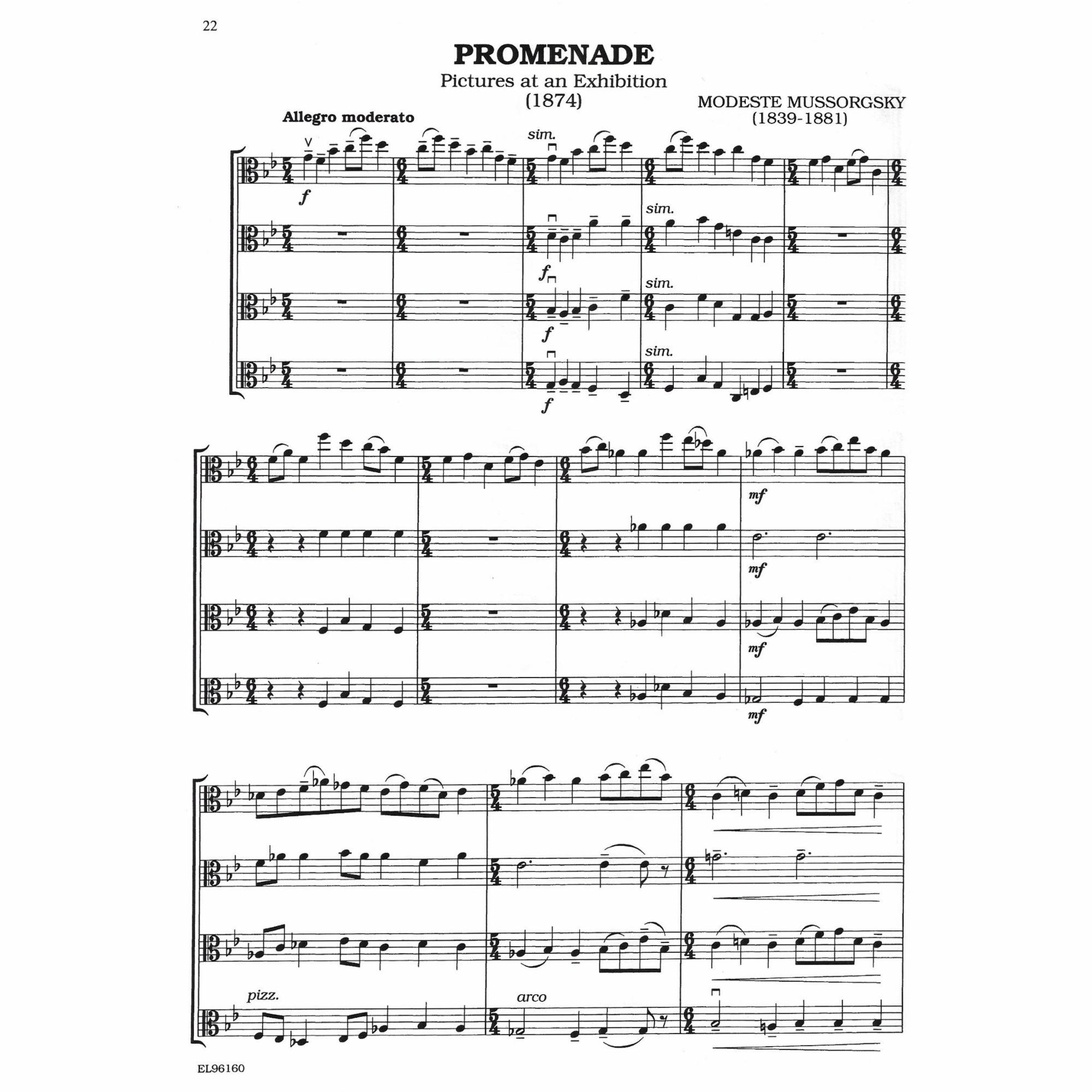 Sample: Four Violas (Pg. 22)